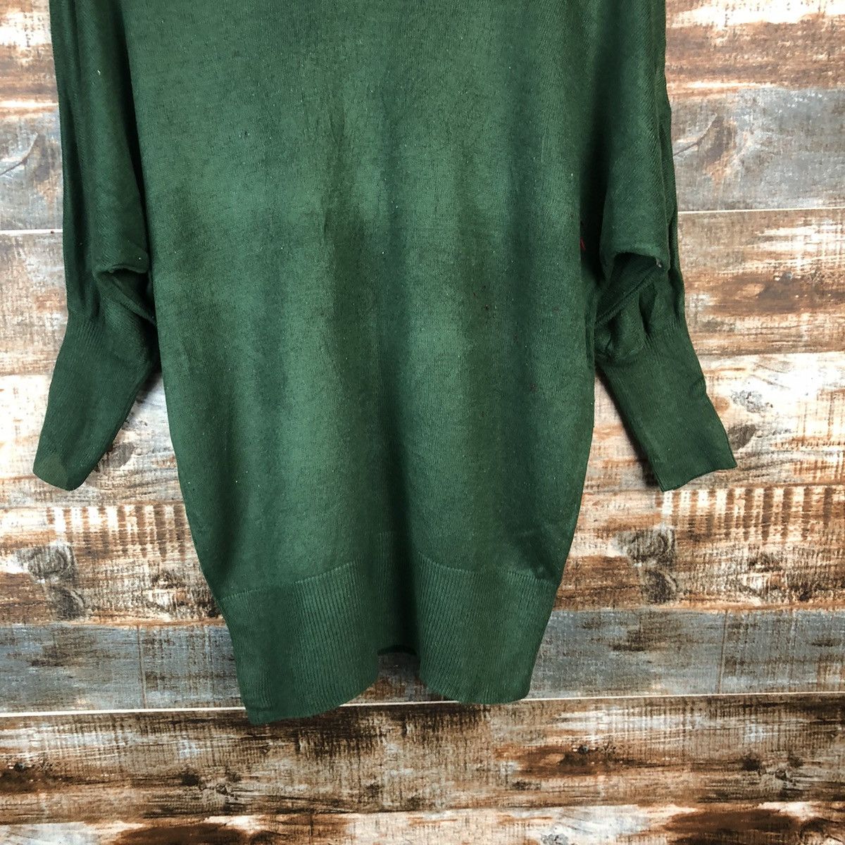 Aran Isles Knitwear Rope Picnic Green Knitwear #A962 Size M / US 6-8 / IT 42-44 - 6 Thumbnail
