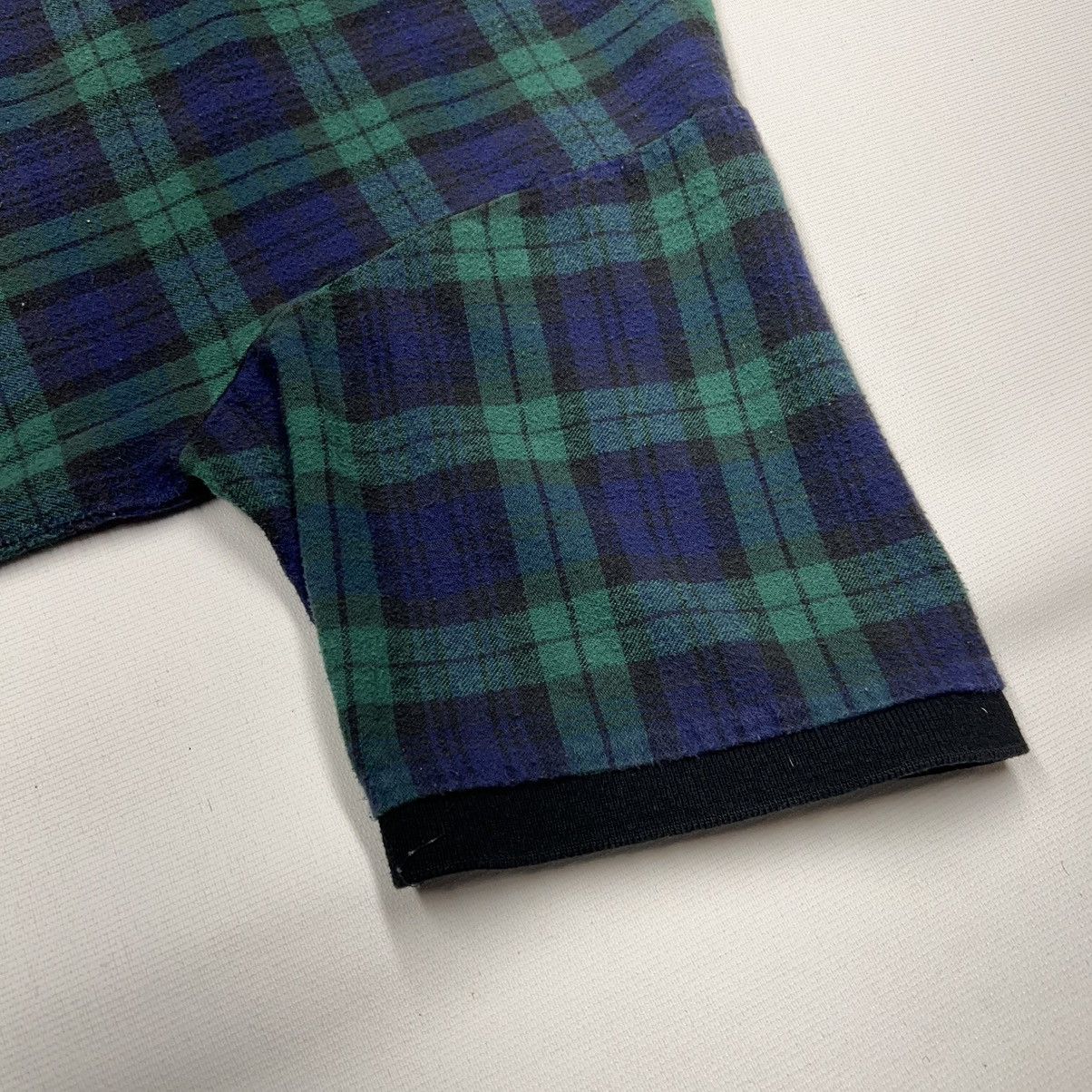 The Vermont Flannel Company × Vintage VTG The Vermont Flannel Company Polo Shirt Green Plaid Size US M / EU 48-50 / 2 - 2 Thumbnail