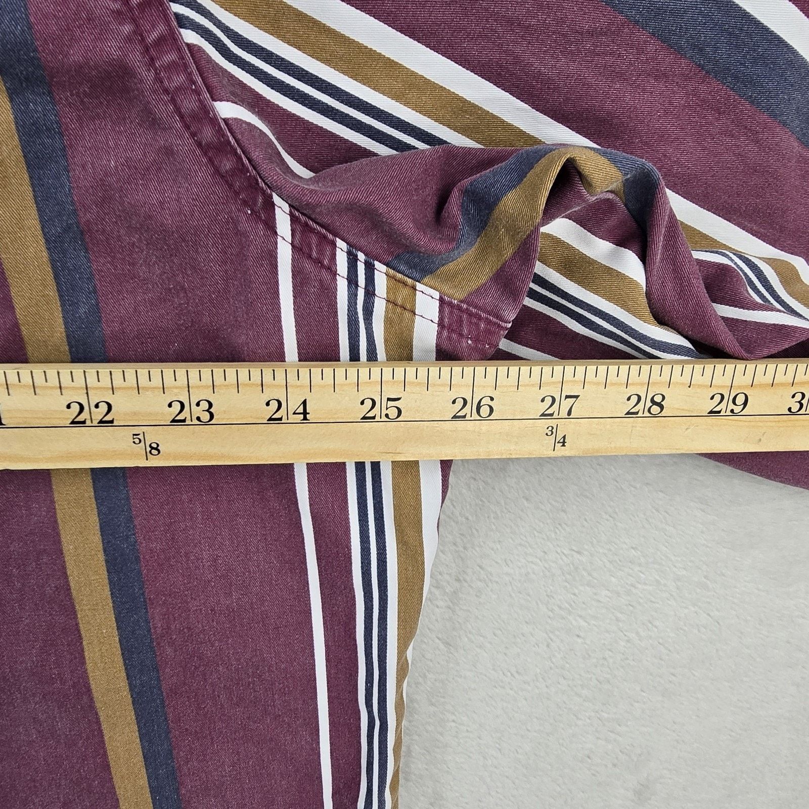 Wrangler Vintage Wrangler Brushpopper Shirt Men XL Stripe Pearl Snap Size US XL / EU 56 / 4 - 10 Thumbnail