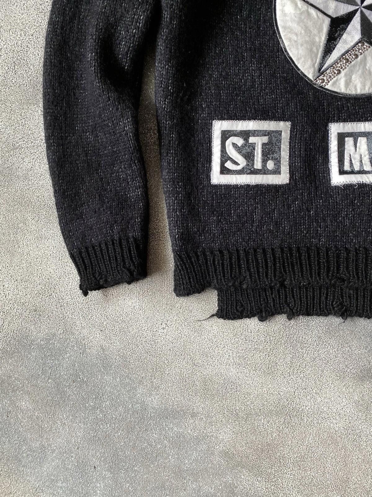 JET SET Jet Set Distressed St. Moritz Star Wool Sweater Women Size M / US 6-8 / IT 42-44 - 4 Thumbnail