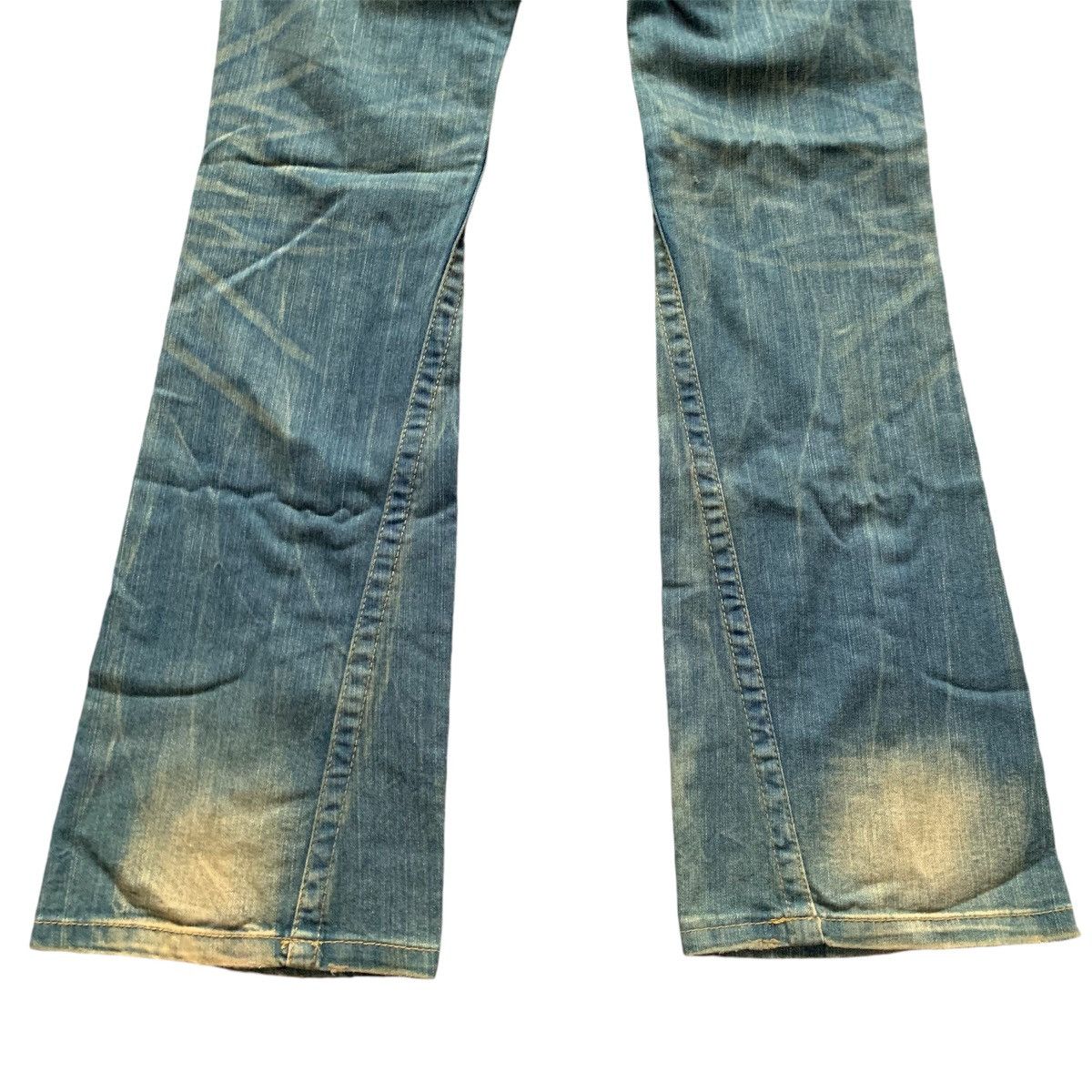 If Six Was Nine × Japanese Brand × Le Grande Bleu (L.G.B.) Lolita spiral cit flare jeans Size US 30 / EU 46 - 9 Thumbnail
