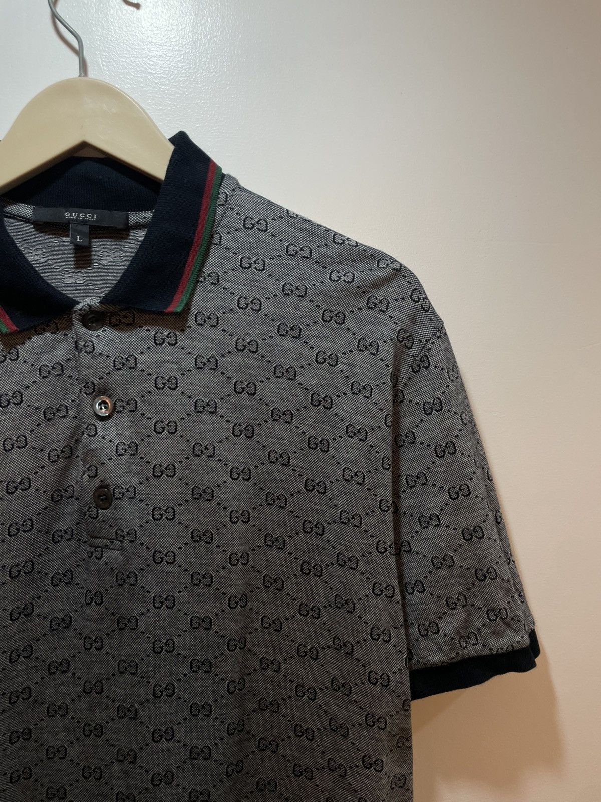 Gucci Gucci Monogram Polo GG Logo Size US L / EU 52-54 / 3 - 3 Thumbnail