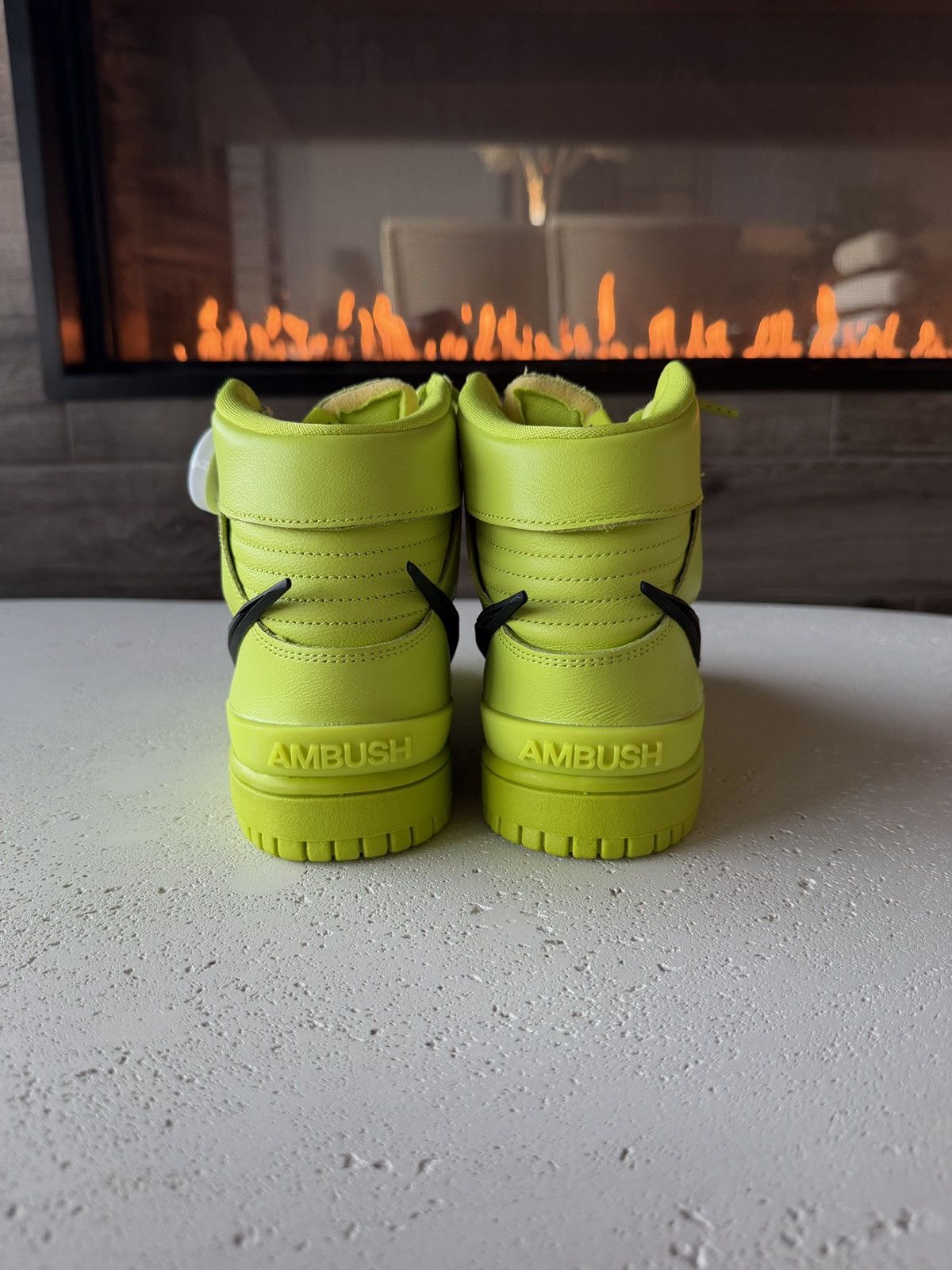 Nike AMBUSH Flash Lime Nike Dunks high Size US 7 / EU 40 - 2 Thumbnail
