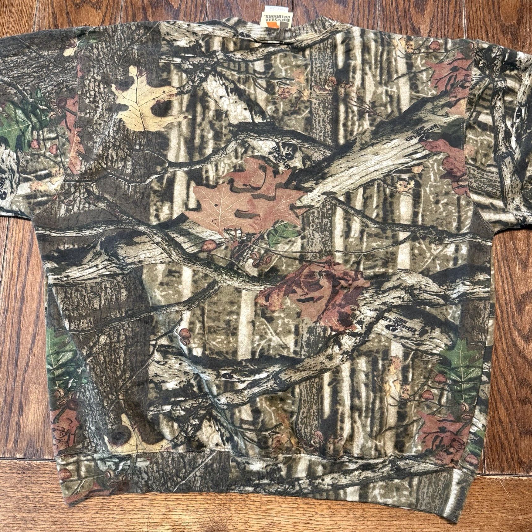 Realtree VINTAGE Russell Outdoors Real Tree Crewneck Sweatshirt Mens 2XL Break Up Size US XXL / EU 58 / 5 - 5 Thumbnail