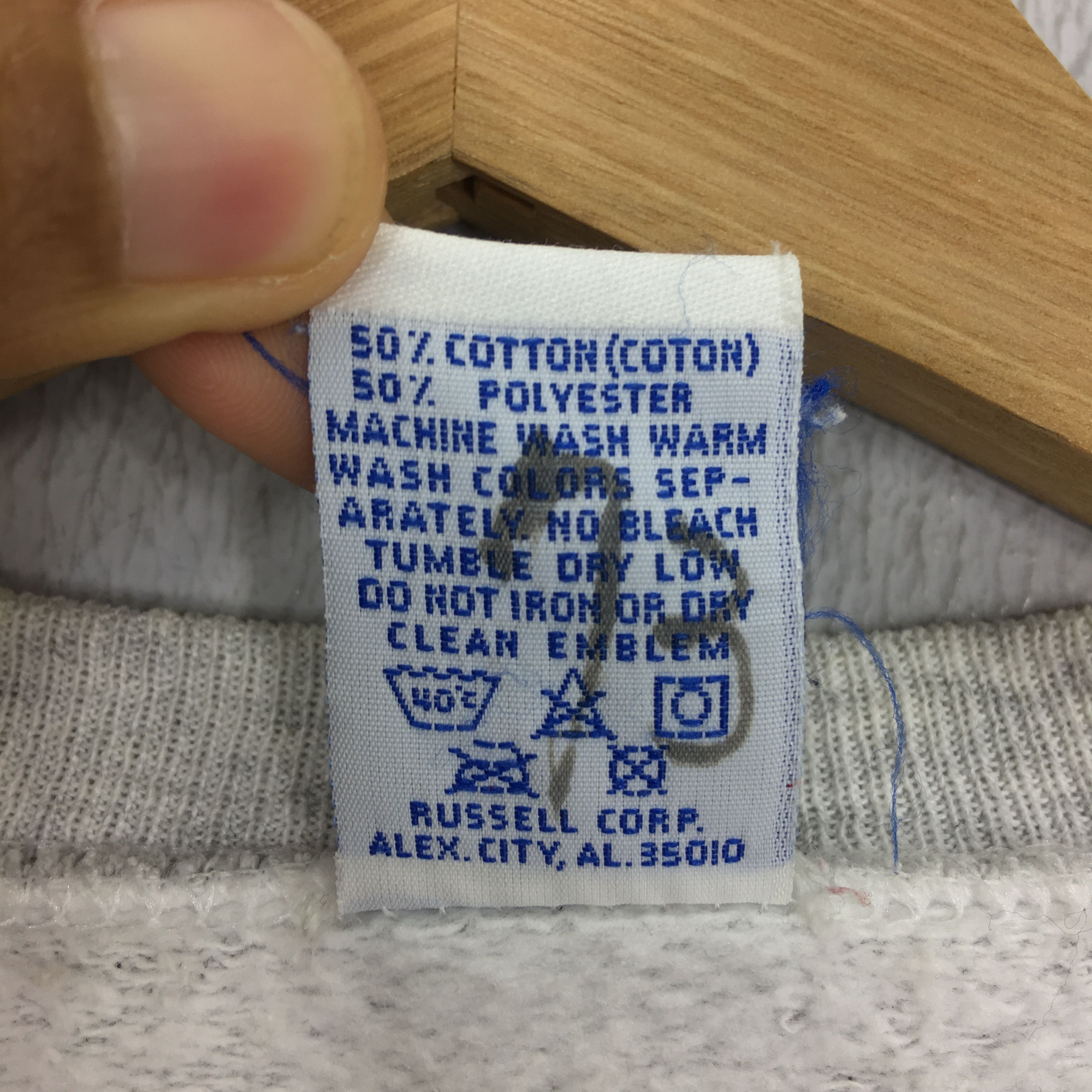 Russell Athletic Vintage 90s Russell Athletic Grey Sweatshirt - 542 Size US XL / EU 56 / 4 - 12 Thumbnail