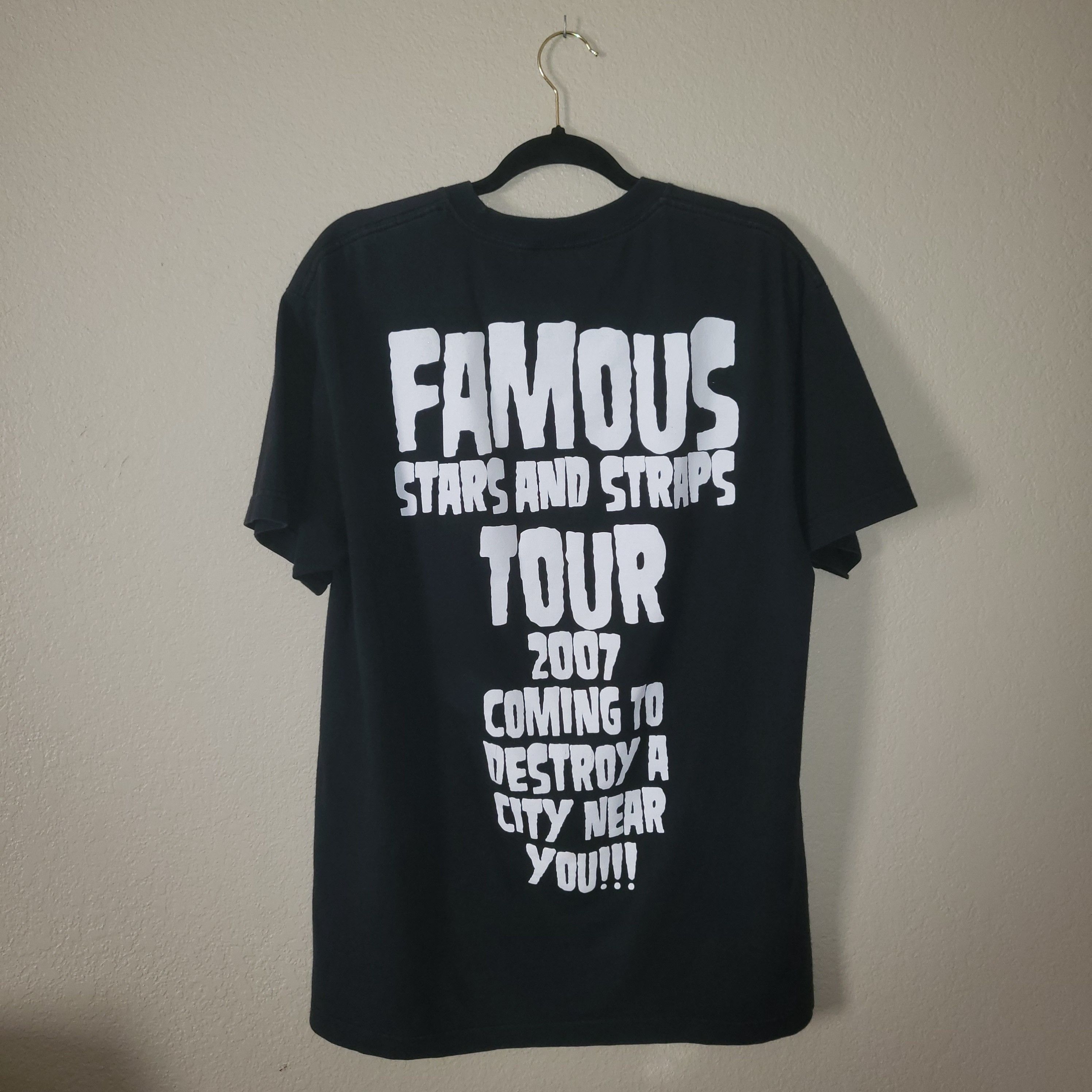 Famous Stars And Straps 2007 Van Halen/Misfits tee Size US L / EU 52-54 / 3 - 4 Thumbnail