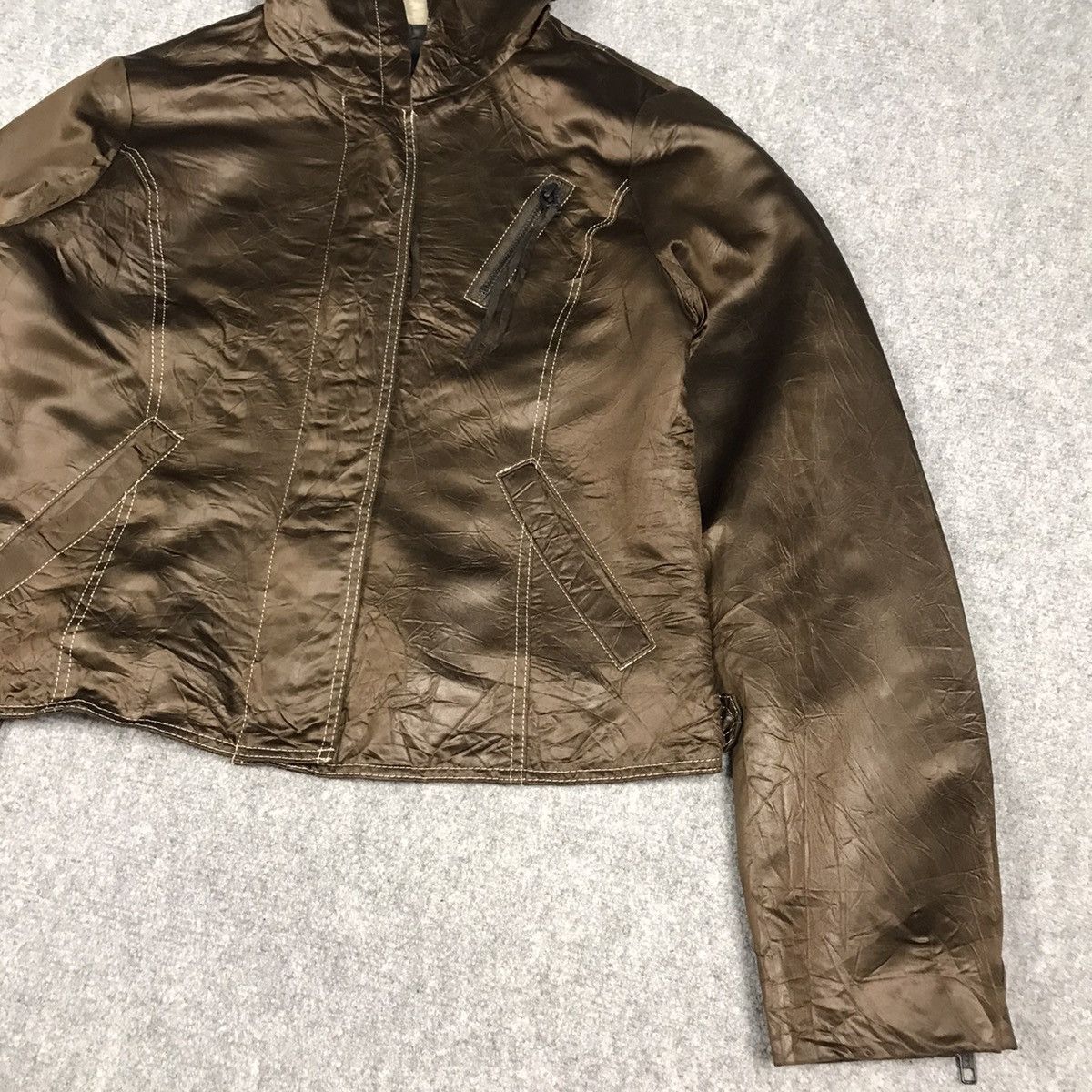 Japanese Brand DESVISIO CROPPED JACKET MADE IN JAPAN Size M / US 6-8 / IT 42-44 - 4 Thumbnail
