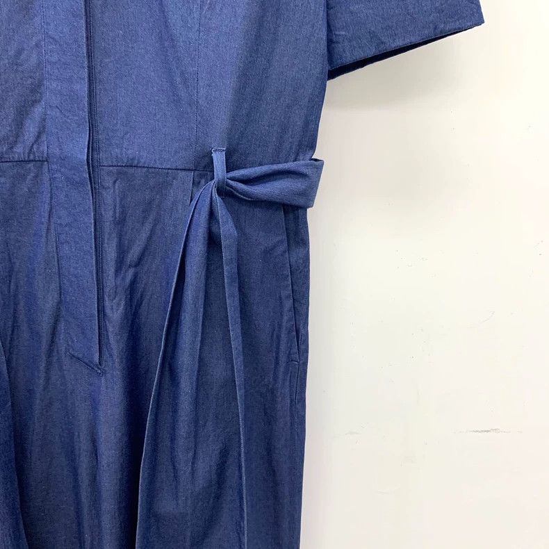 Loro Piana Loro Piana Deep blue cotton short-sleeved workwear jumpsui Size XS / US 0-2 / IT 36-38 - 4 Thumbnail