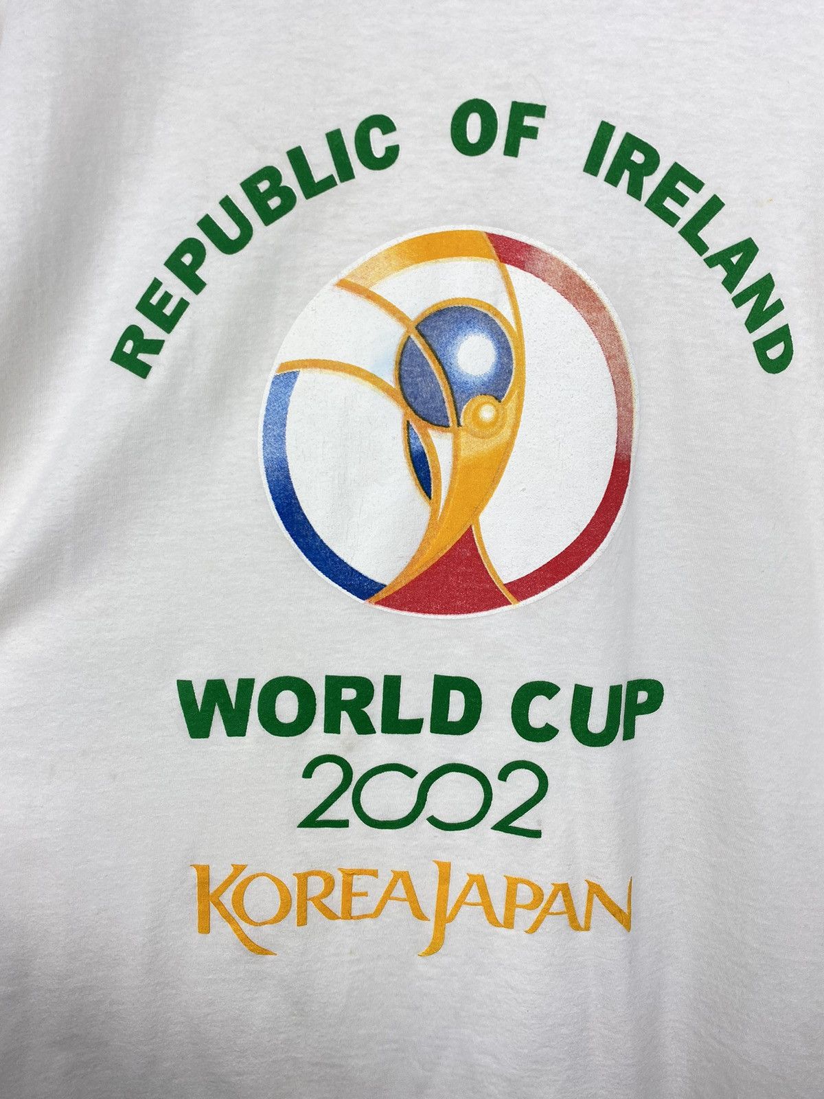 Vintage Ireland 2002 World Cup Korea Japan Football Soccer T Shirt Size US L / EU 52-54 / 3 - 3 Thumbnail