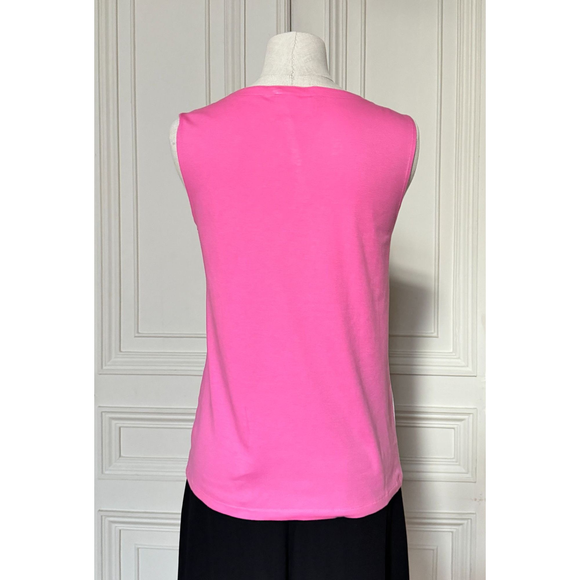 Courreges Pink “Eskimo Sunglasses” Tank Top + Sheer Pink Hoodie Size M / US 6-8 / IT 42-44 - 4 Thumbnail