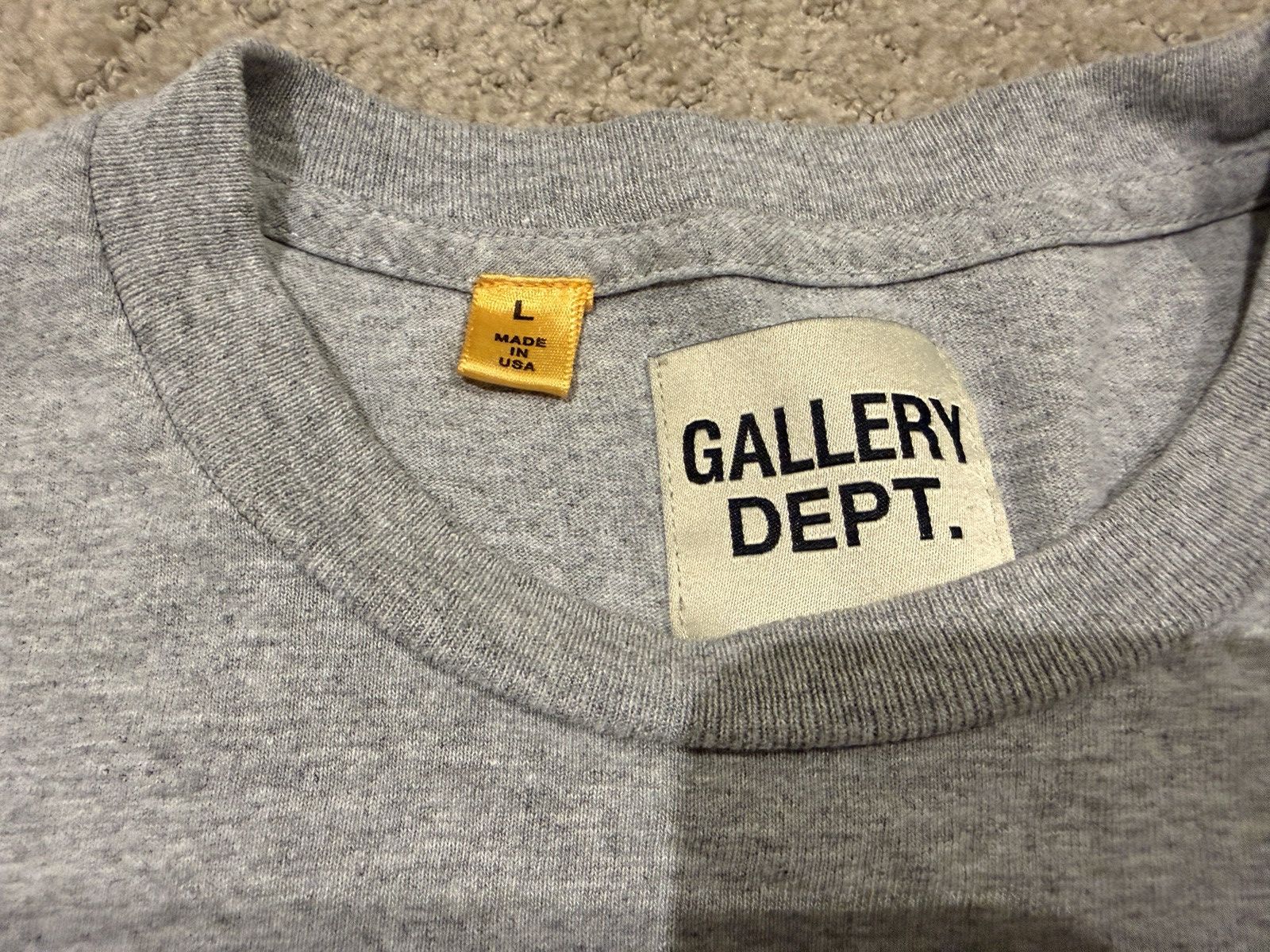 Gallery Dept. Gallery Dept. Long Sleeve TShirt Gray Large Size US L / EU 52-54 / 3 - 4 Thumbnail