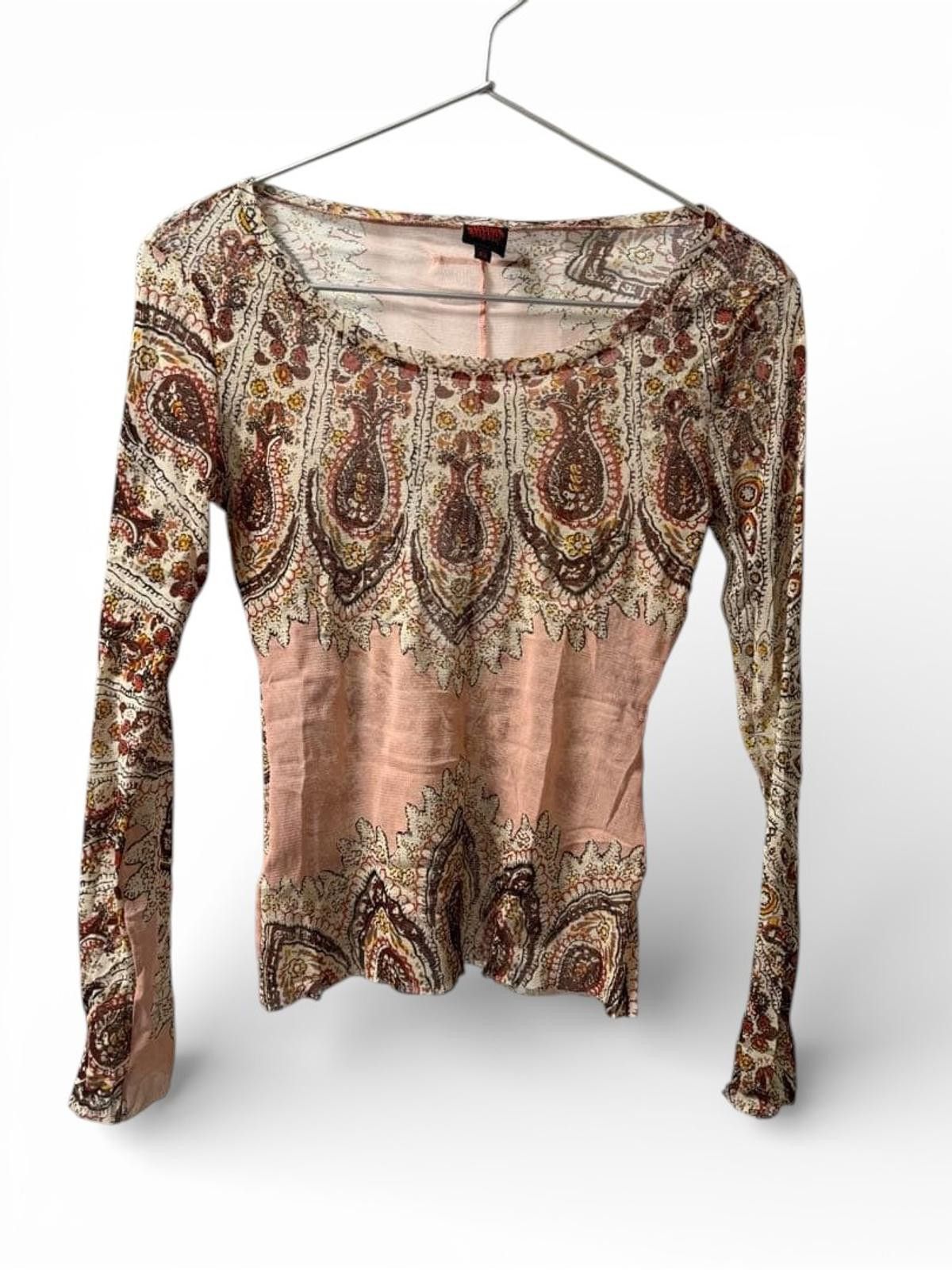 Jean Paul Gaultier Jean Paul Gaultier - Women's Long Sleeve mesh Top Size M / US 6-8 / IT 42-44 - 1 Thumbnail