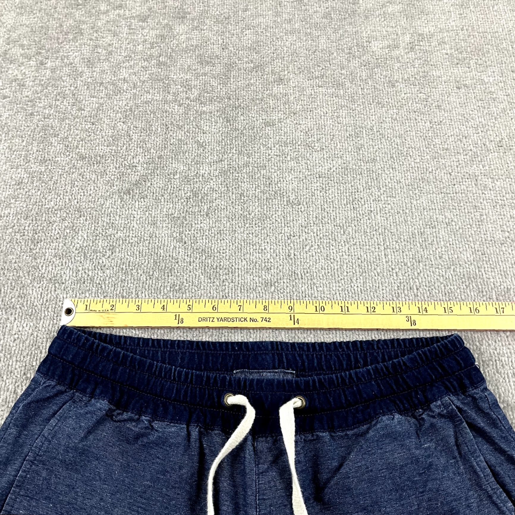 J.Crew J.CREW Pants Mens Medium x 29" Blue Rib Cropped Jogger Knit Leisure Denim Style Pants Size US 31 - 3 Thumbnail