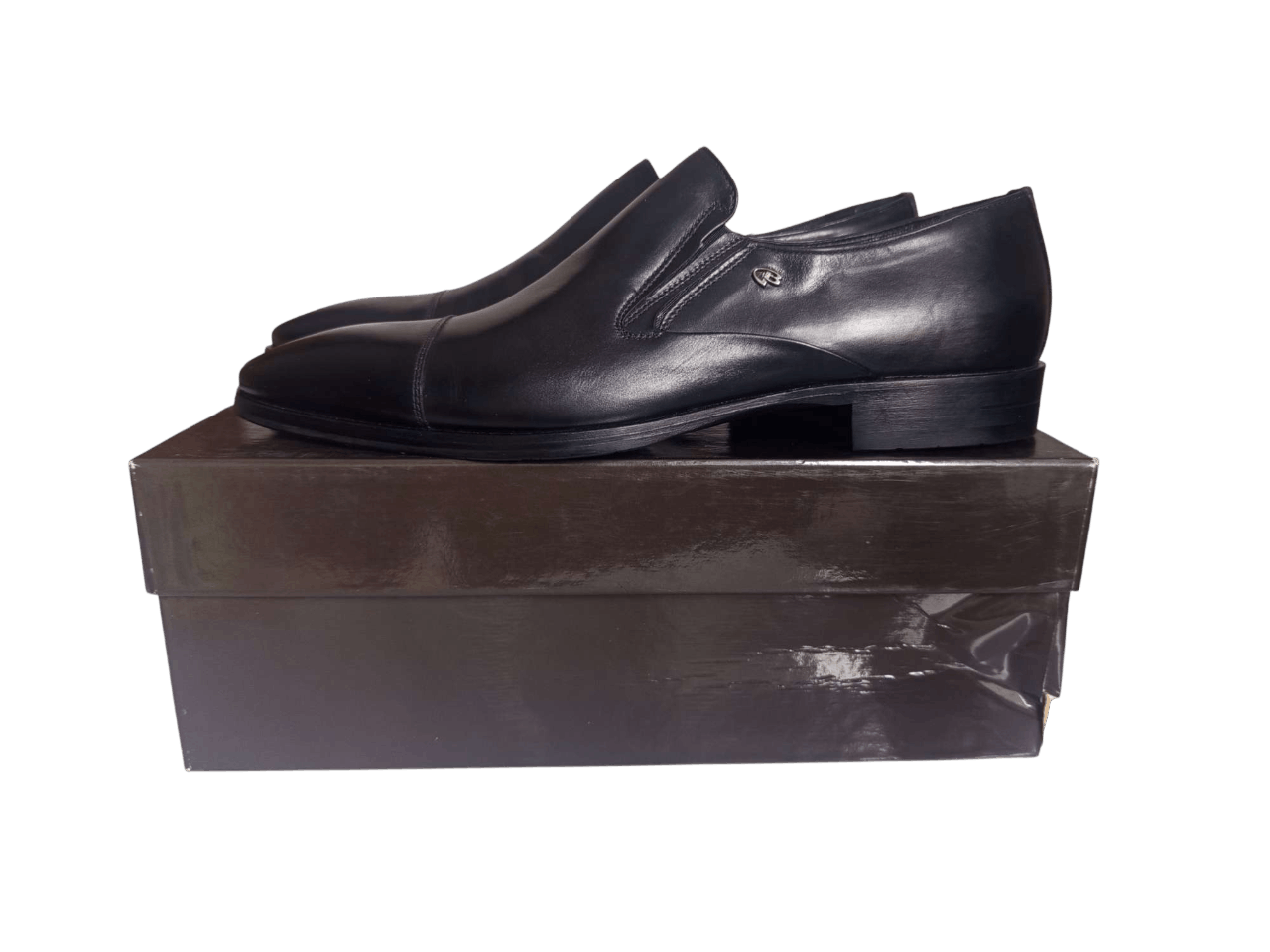 Dino Bigioni Dino Bigioni Black Leather Loafers Dress Shoes EU 44 US 11 Size US 11 / EU 44 - 4 Thumbnail