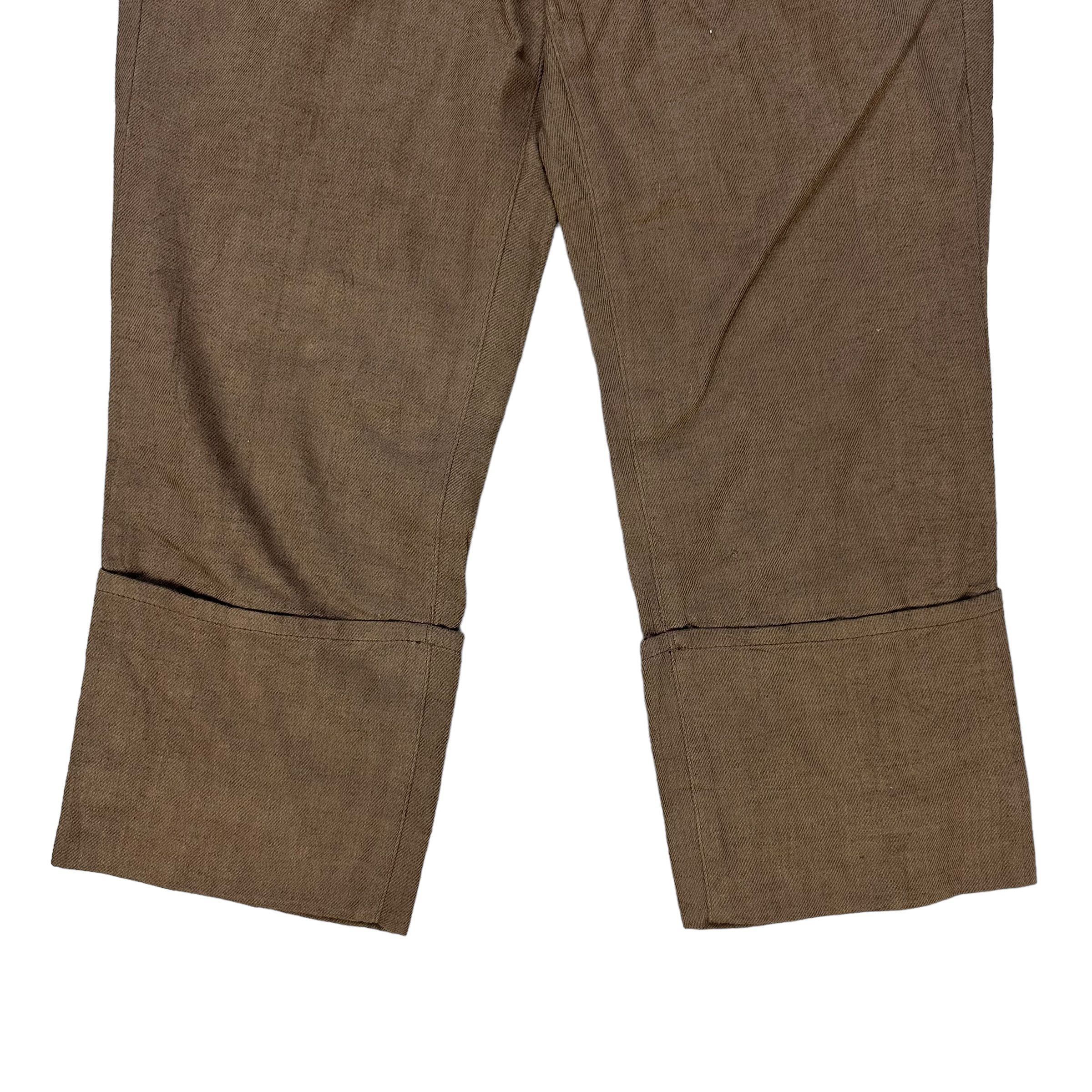 Issey Miyake PLANTATION ISSEY MIYAKE CROP PANTS #8889-035 Size 30" / US 8 / IT 44 - 4 Thumbnail