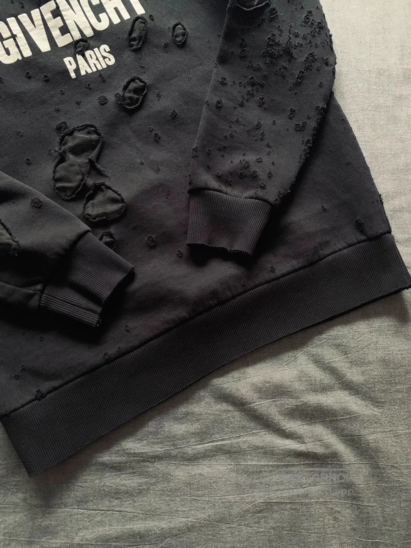 Givenchy Givenchy Double Layer Distressed Sweatshirt. Size US M / EU 48-50 / 2 - 3 Thumbnail