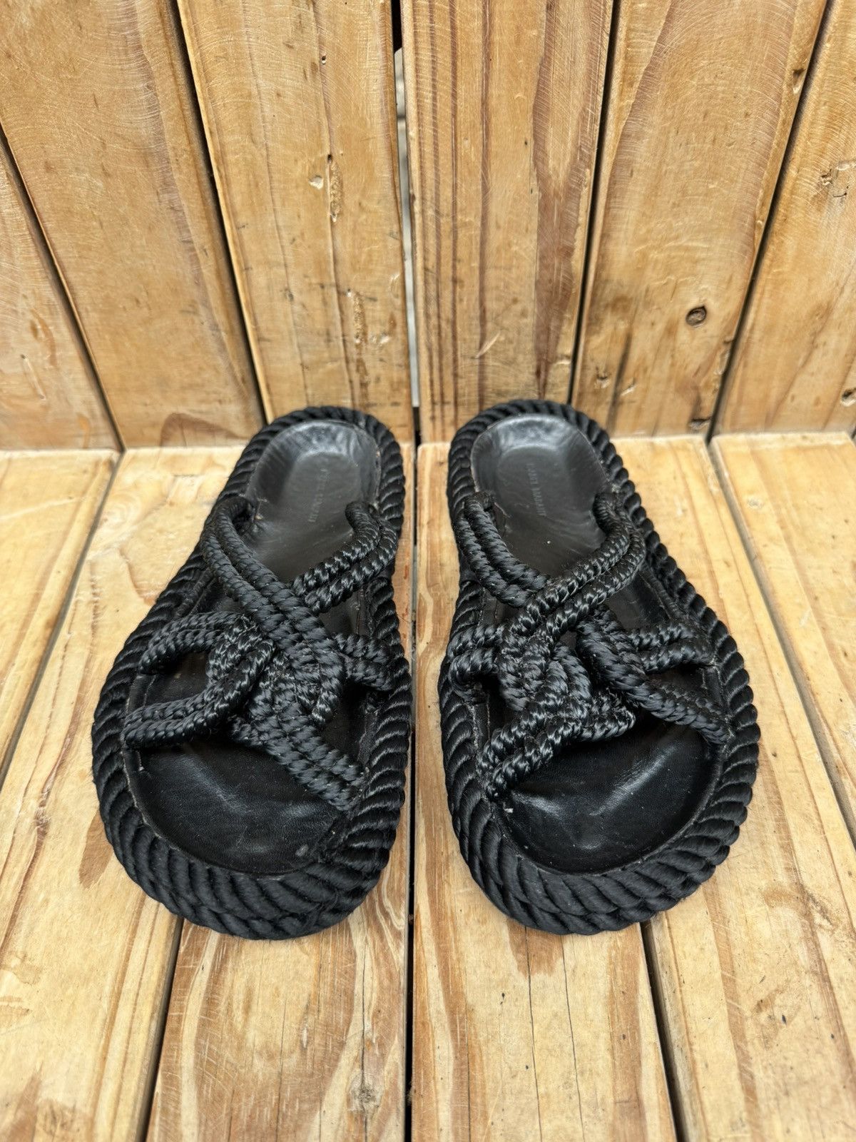 Isabel Marant Isabel Marant black strappy women’s sandals sz EUR 36 USA 6 Size US 6 / IT 36 - 2 Thumbnail