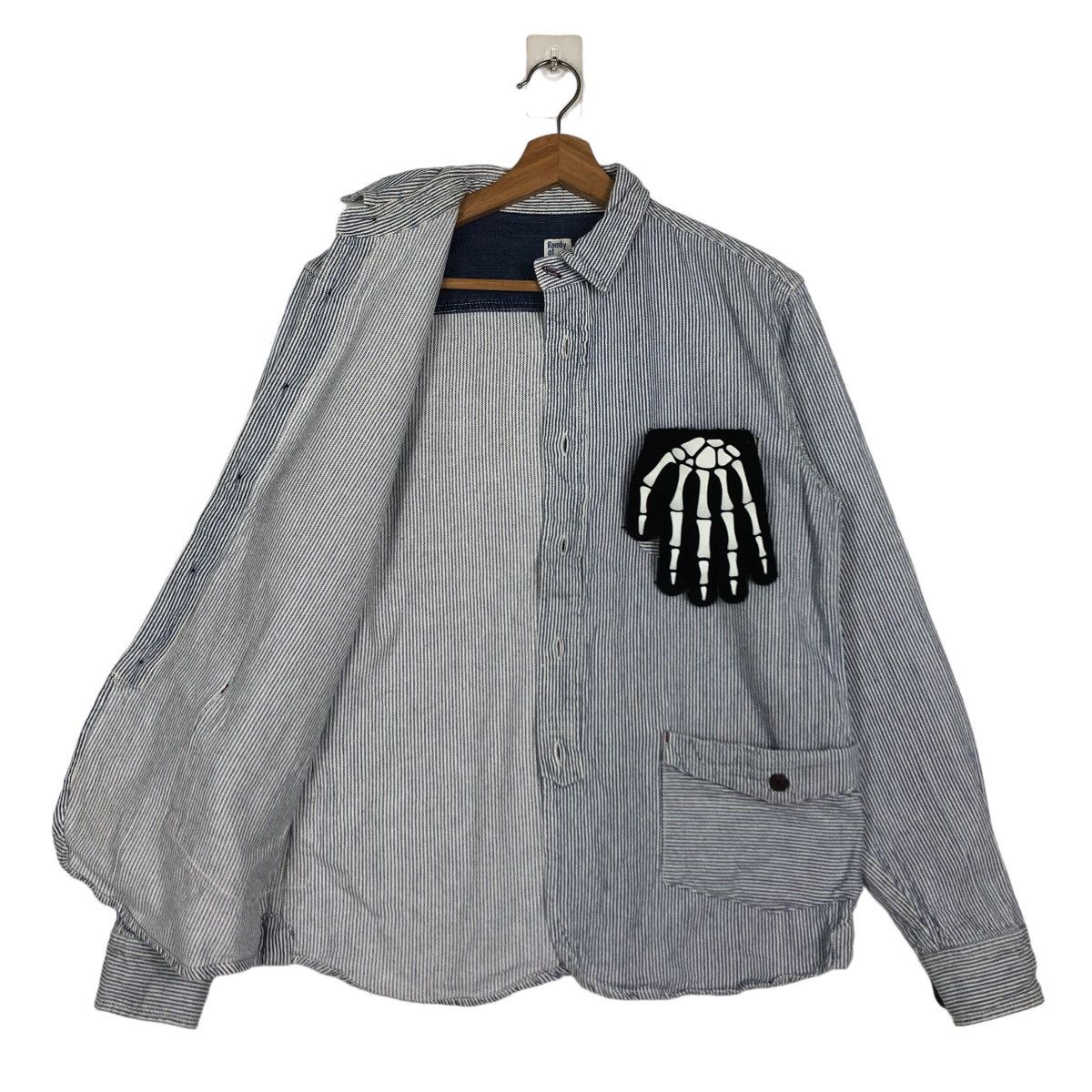 Japanese Brand 🔥90’s HIKORY CHORE JACKET READYNOF WORK INSPIRE KAPITAL Size US M / EU 48-50 / 2 - 9 Thumbnail