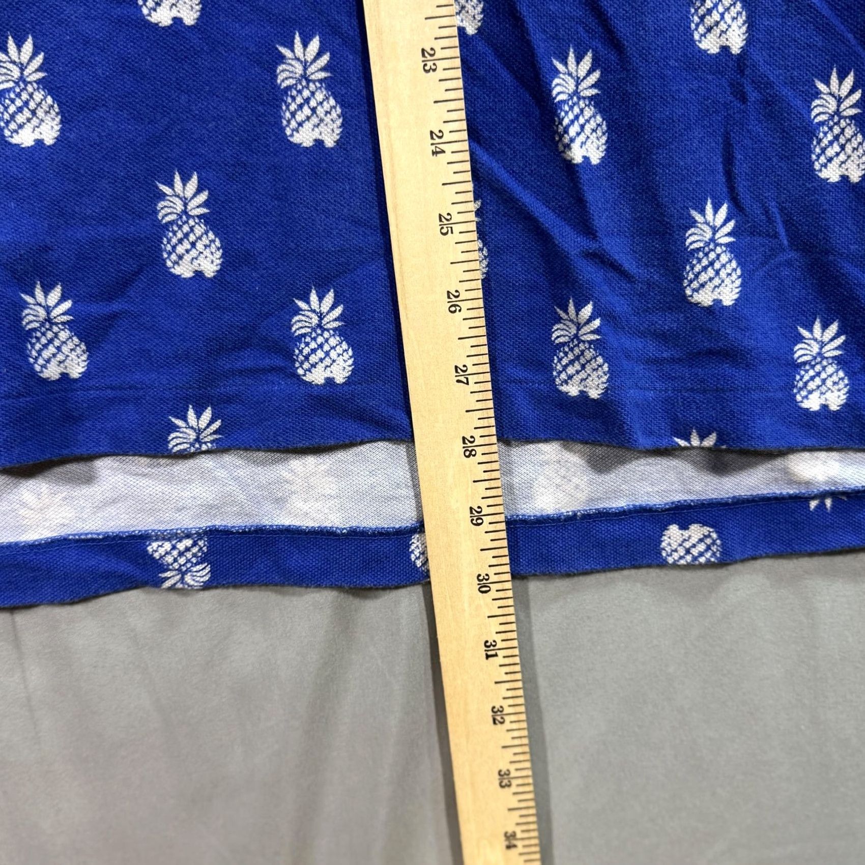 Polo Ralph Lauren Polo Ralph Lauren Polo Shirt Mens L Blue Pineapple Print Classic Fit Cotton Shirt Graphic Print Casual Tailored Polo Mens Large Pineapple Pattern Size US L / EU 52-54 / 3 - 7 Thumbnail