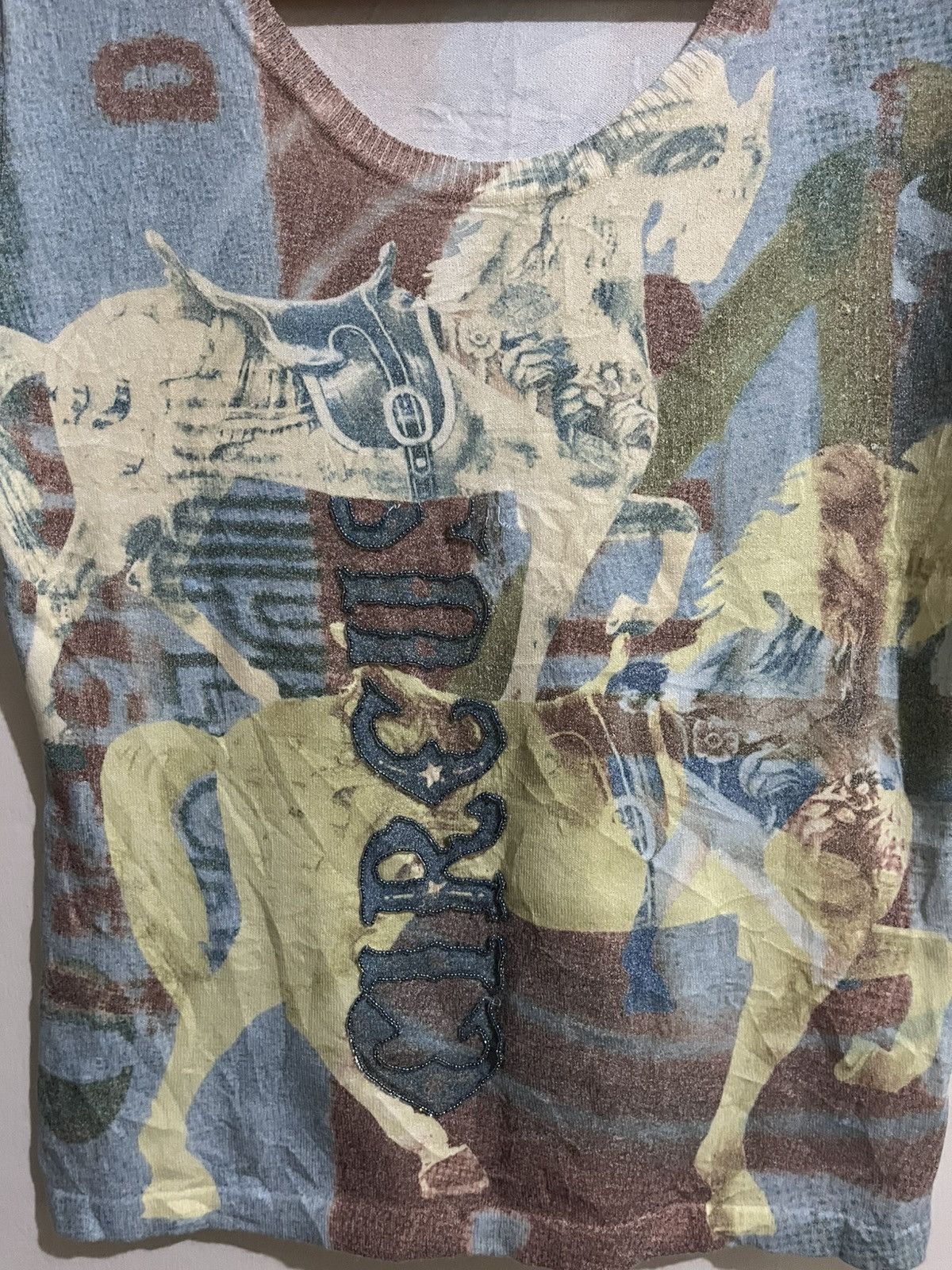 Other Avant Garde X Jean Paul Gaultier Vibes Womens Top Size M / US 6-8 / IT 42-44 - 2 Thumbnail