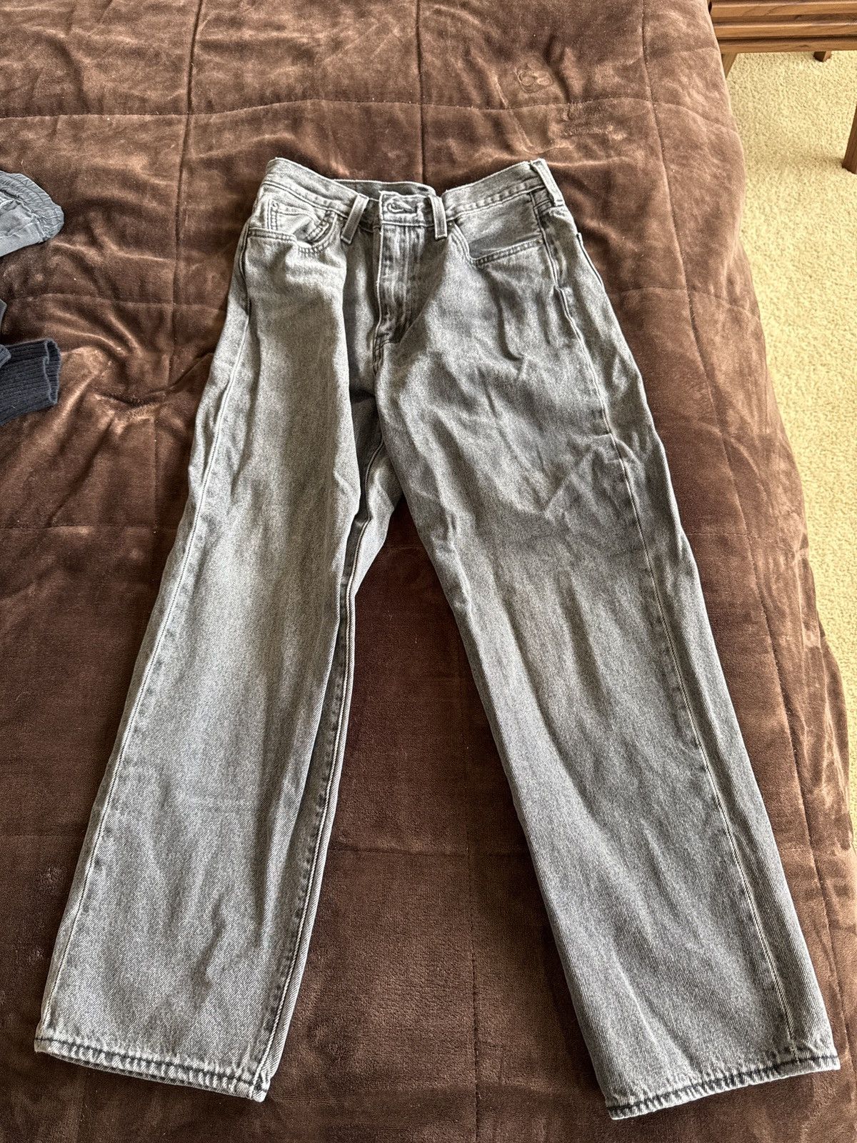 Levi's 568 Levi’s Washed Black Jeans Size US 30 / EU 46 - 1 Thumbnail
