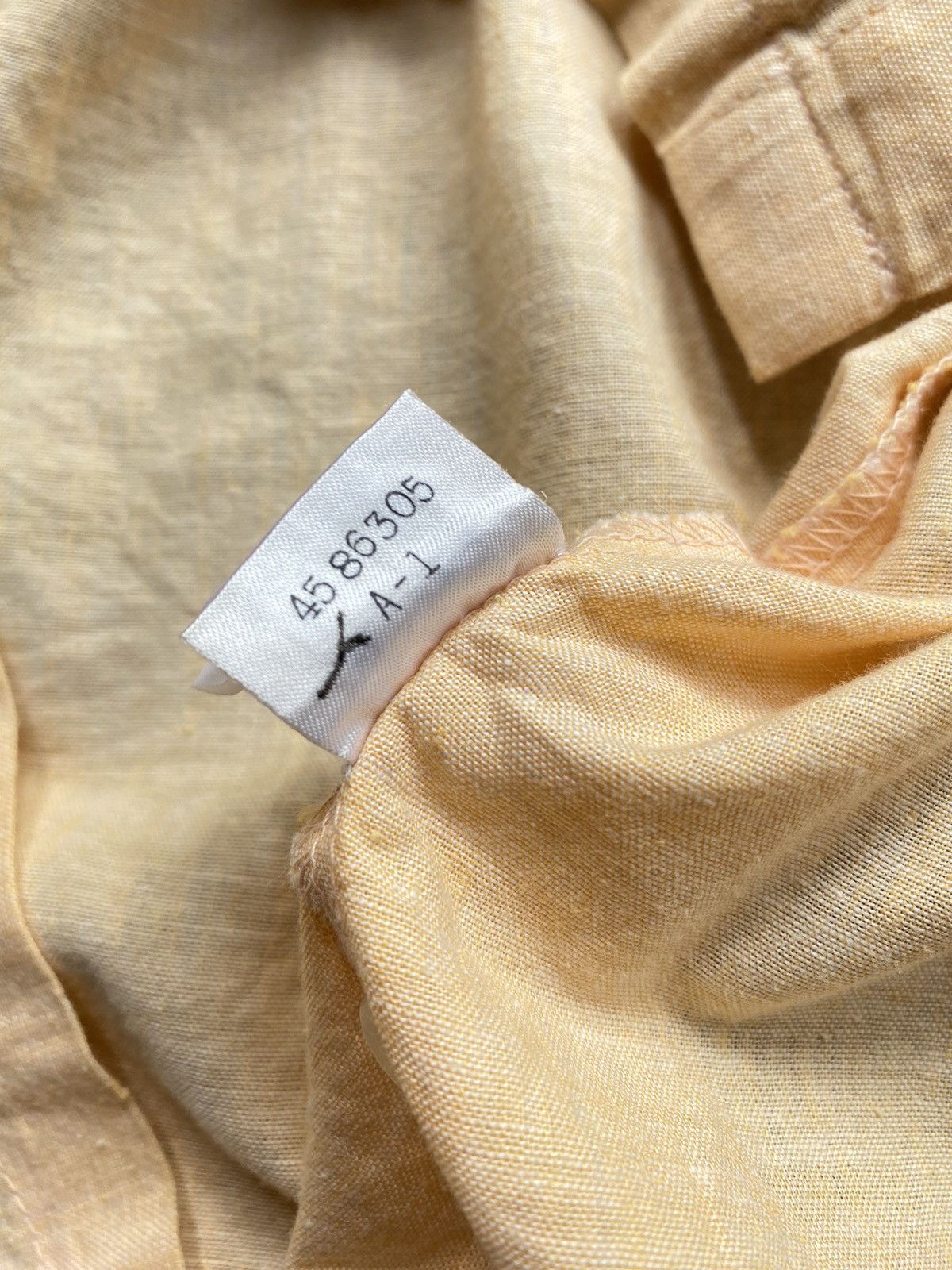 Designer NORMA KAMALI Vintage Peach Button-Up Shirt Size US XL / EU 56 / 4 - 7 Thumbnail