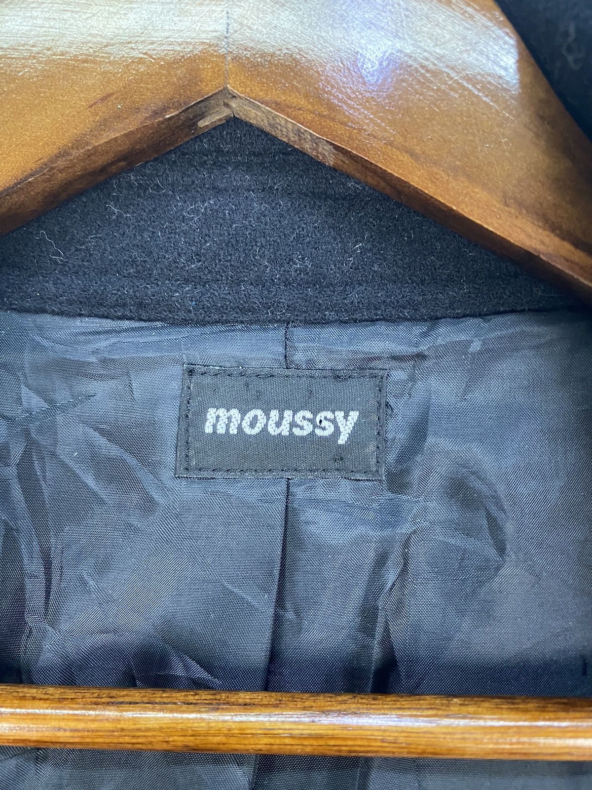 MOUSSY Moussy Wool Long Jacket Size M / US 6-8 / IT 42-44 - 6 Thumbnail