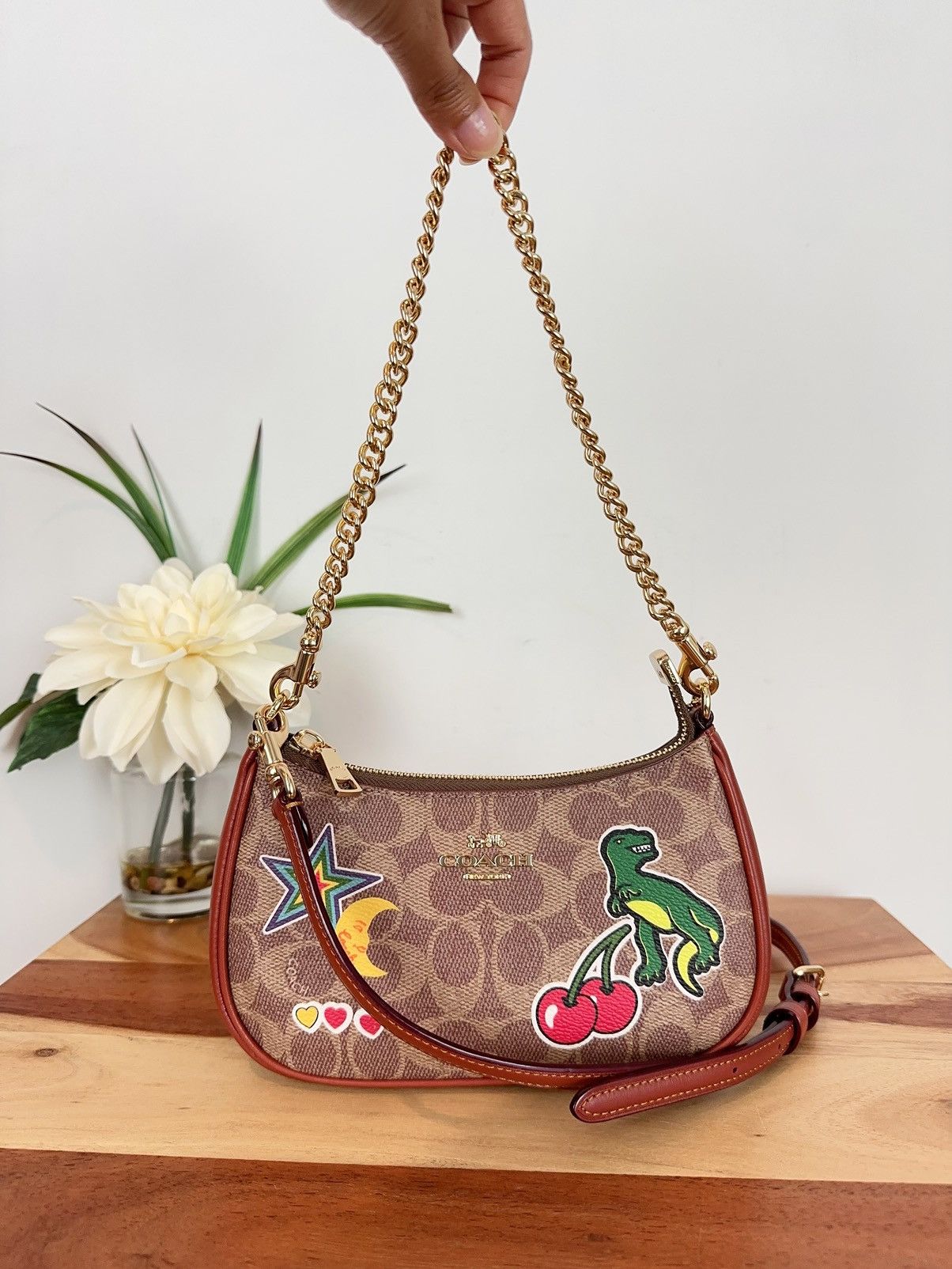Coach NWT Coach Teri Mini Crossbody Bag With Sticker Print Size ONE SIZE - 1 Thumbnail