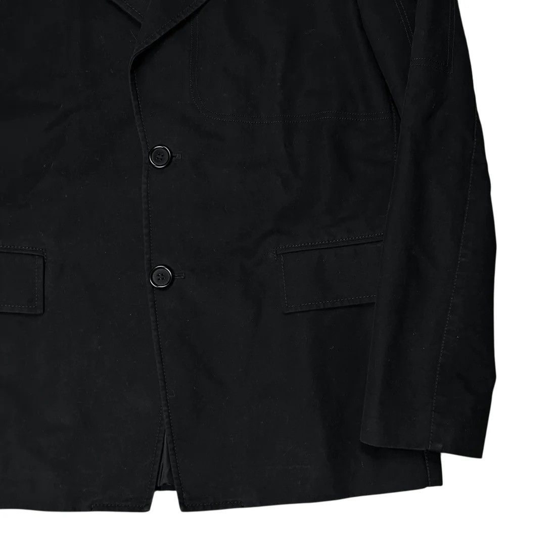 Dirk Bikkembergs Dirk Bikkembergs Leather Applicated Blazer Size US XL / EU 56 / 4 - 6 Thumbnail