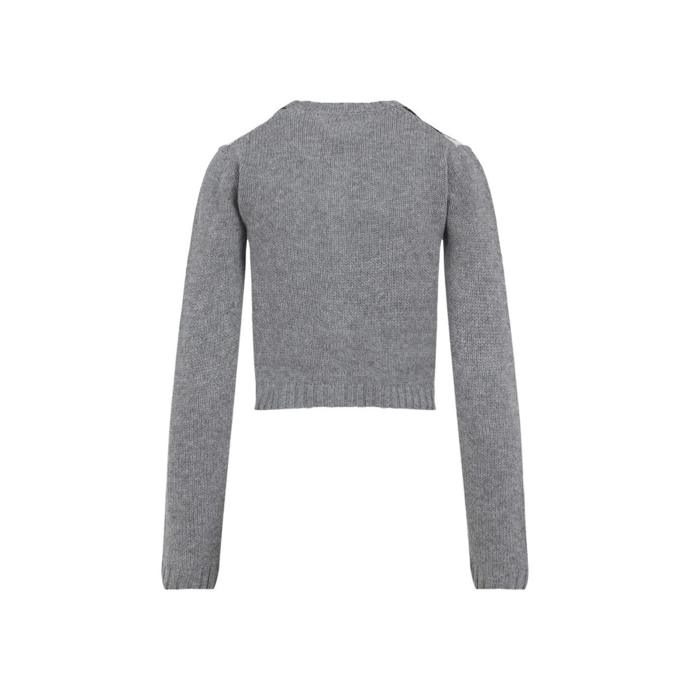 PRADA Gray Cashmere Cardigan New & Authentic (Women's size:4