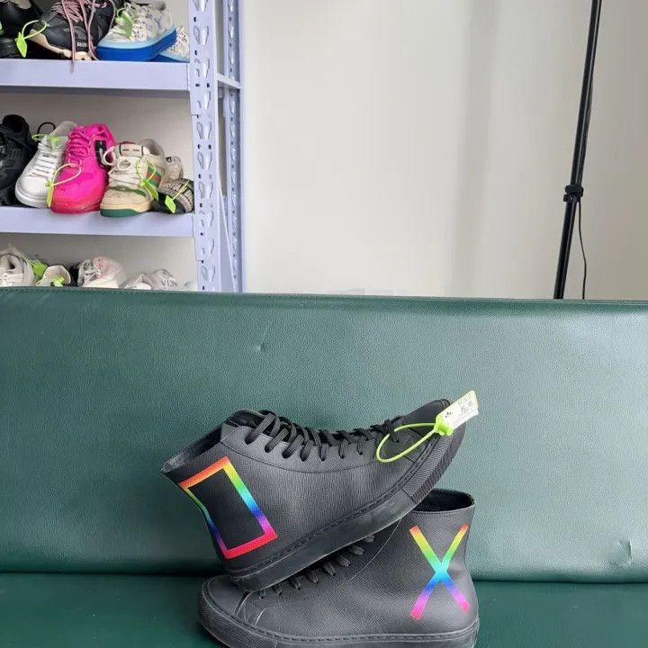 Louis Vuitton Louis Vuitton Tattoo High-Top Fashion Sneakers -2508 Size US 9.5 / EU 42-43 - 8 Thumbnail
