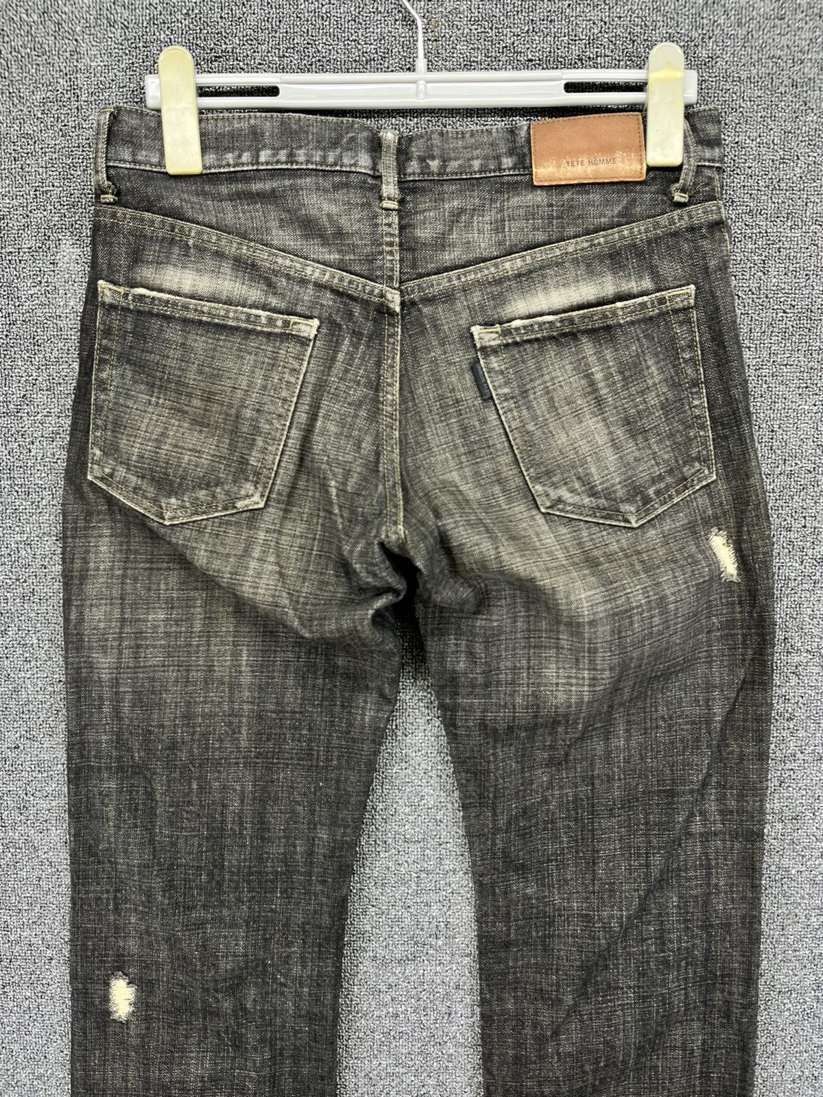 Issey Miyake Vintage Issey Miyake Tete Homme Rare Punk Jeans Denim Pants Size US 31 - 5 Thumbnail