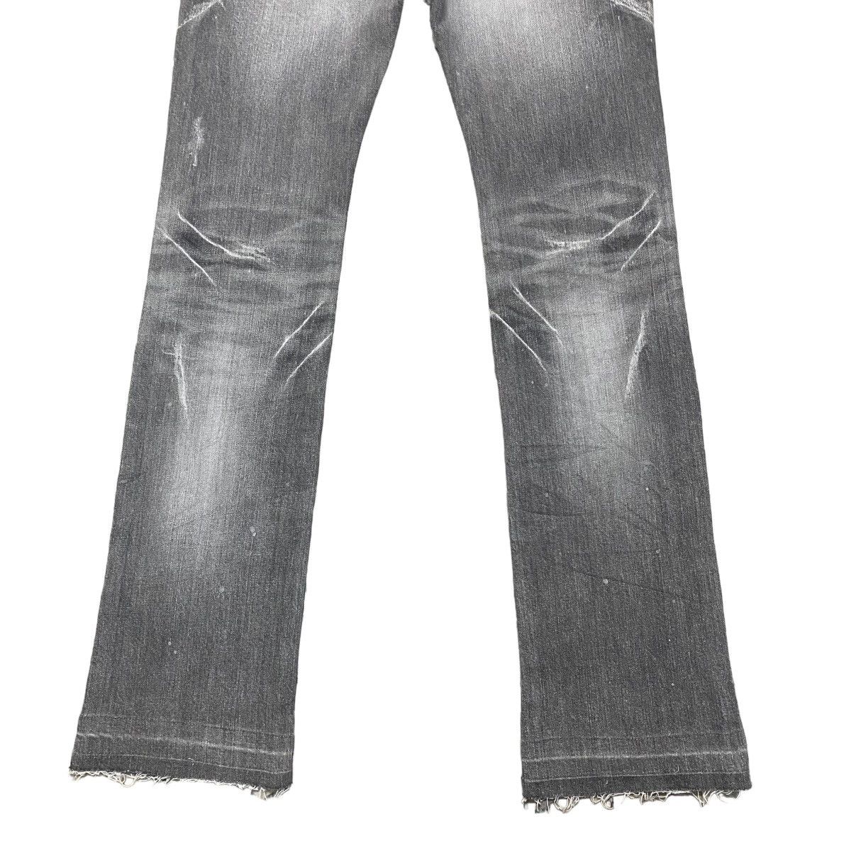 Tornado Mart Tornado Mart Bullet Hole Denim Flare Jeans Size US 33 - 14 Thumbnail
