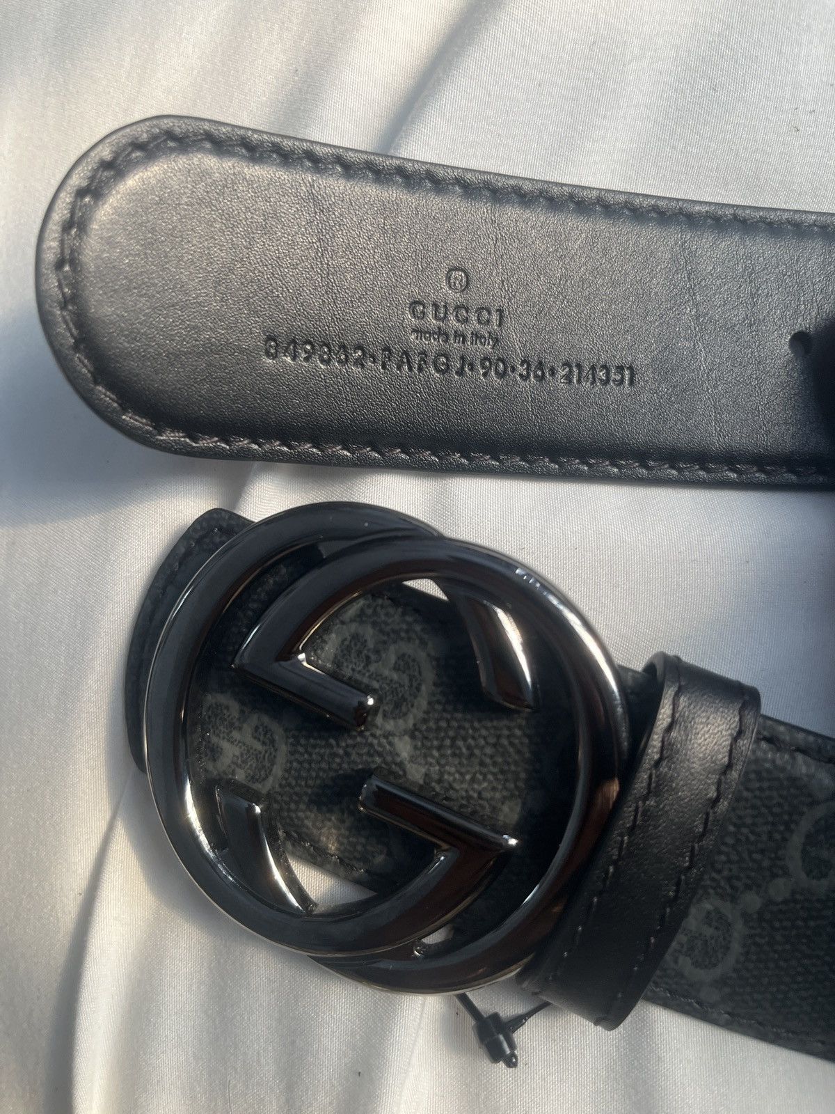 Gucci Reversible belt with Interlocking G buckle Size 30 - 9 Thumbnail