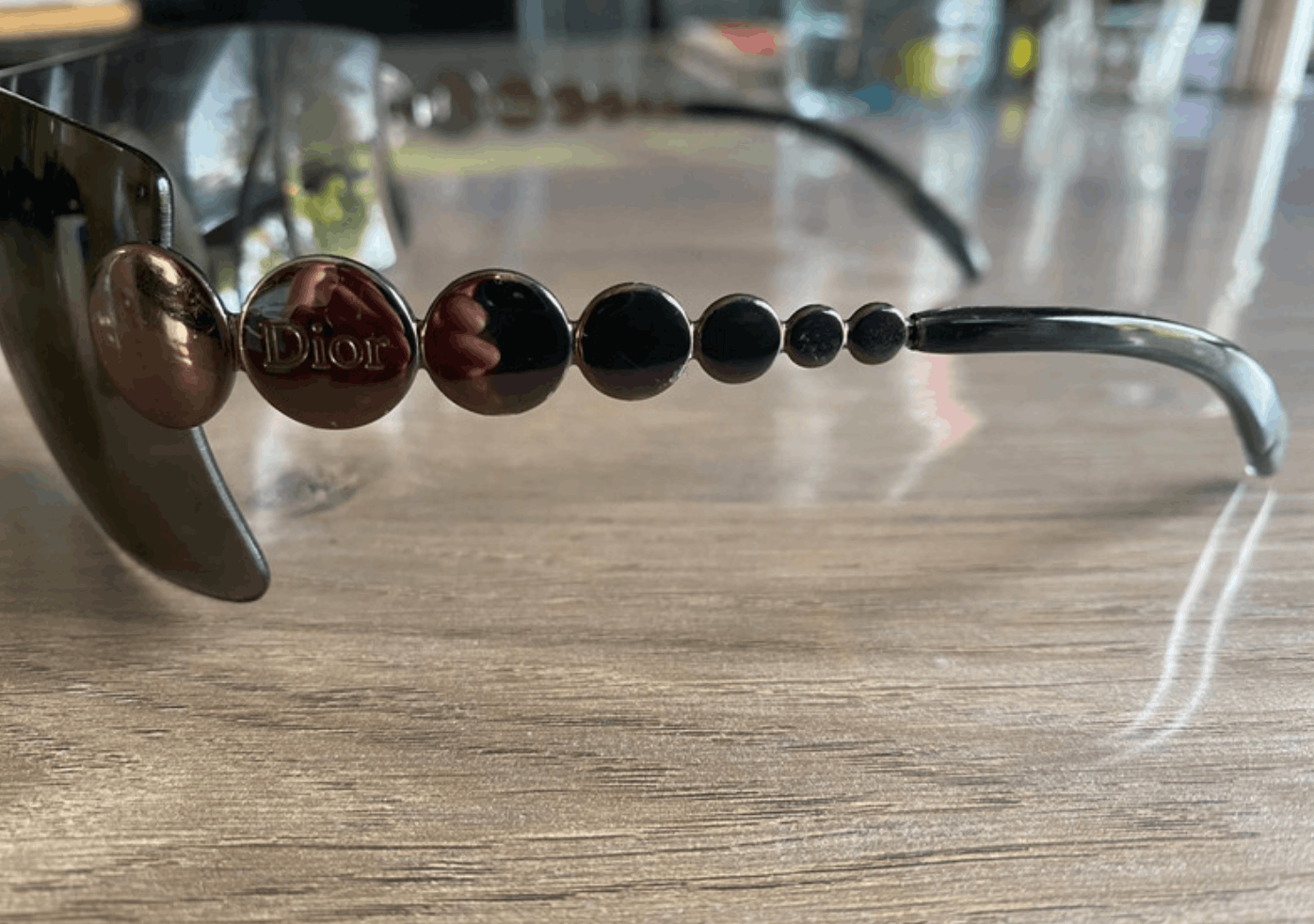 Dior DIOR Sunglasses Millenium Rimless Mask Pop Bike Shield RI933 Size ONE SIZE - 4 Thumbnail
