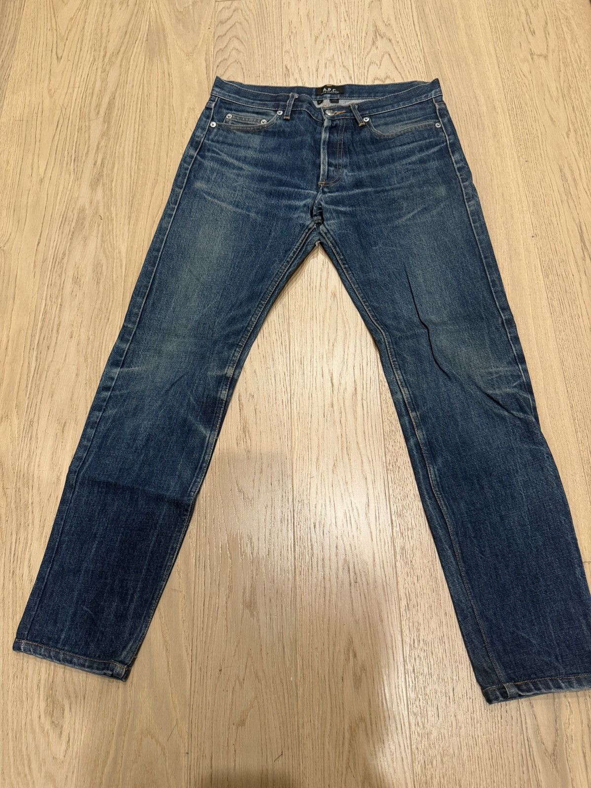 A.P.C. Warn In Blue APC Jeans Size US 31 - 1 Thumbnail