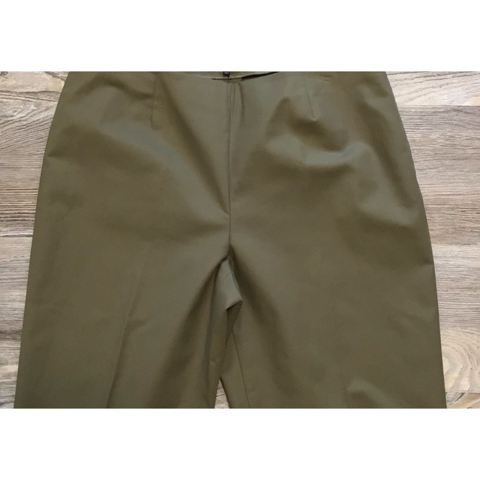 Lafayette 148 Lafayette 148 New York Fatigue Cropped Side Zip Dress Pants Size 40" / US 18 - 5 Thumbnail