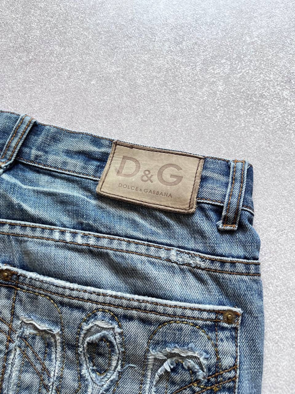 Dolce & Gabbana Vintage Dolce&Gabbana Embroidery Denim Shorts 32 Size US 32 / EU 48 - 5 Thumbnail