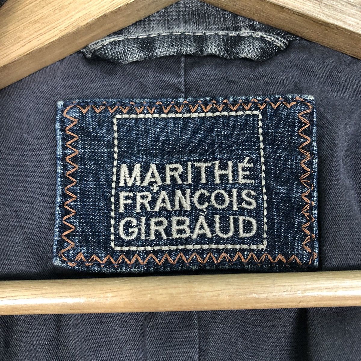 Marithe + Francois Girbaud 📌Cropped Chore Biker Jacket Denim Marithe Francois Girbaud Size US M / EU 48-50 / 2 - 18 Thumbnail