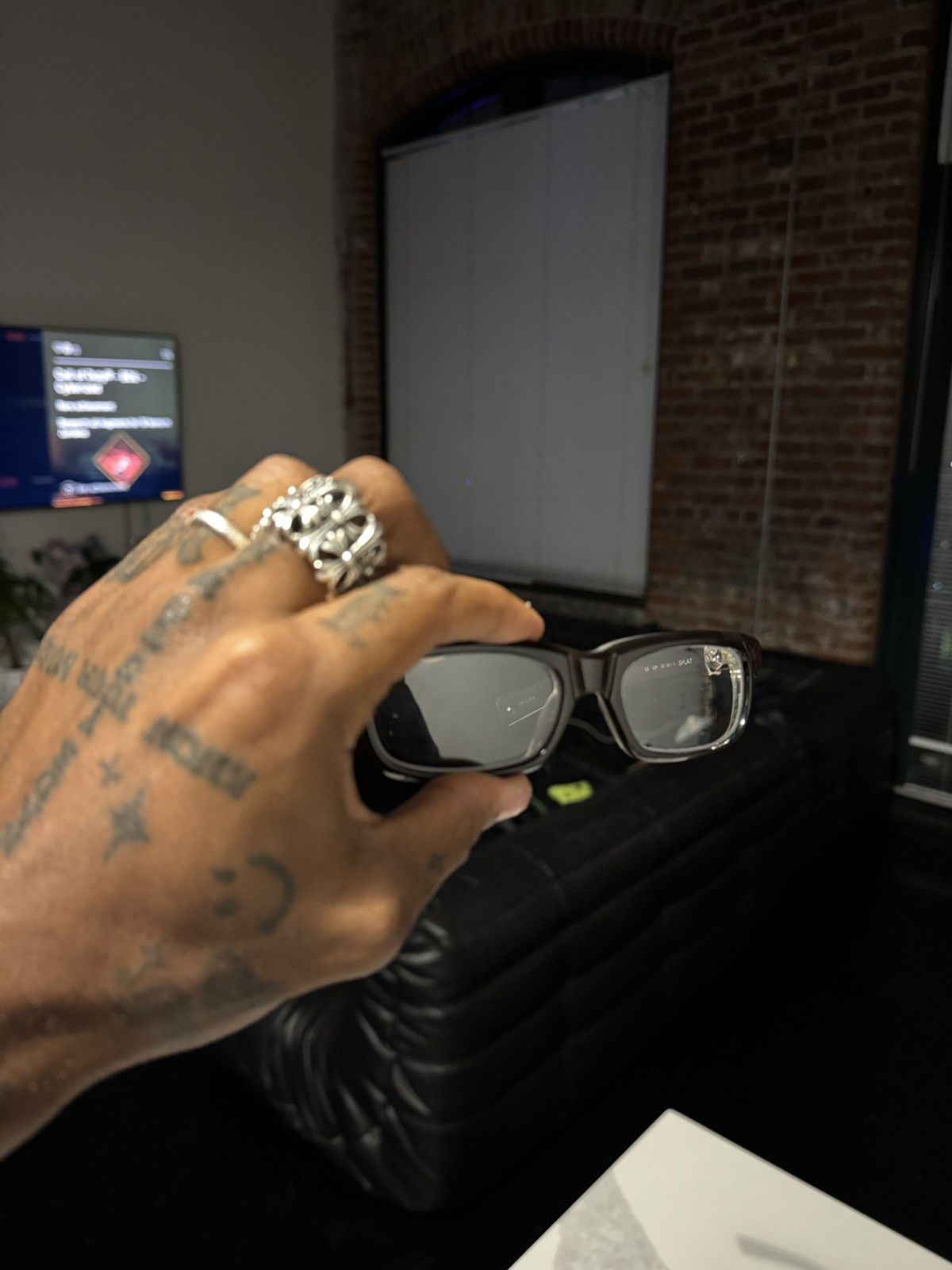 Chrome Hearts Chrome Hearts SPLAT Frame Size ONE SIZE - 2 Thumbnail