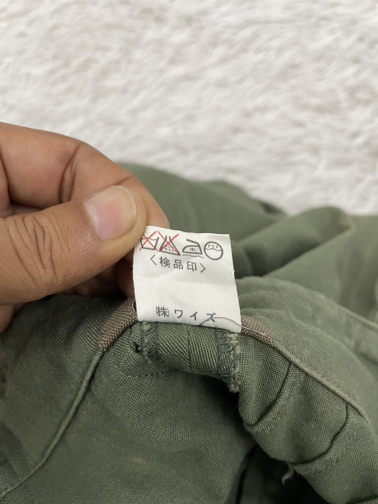 Yohji Yamamoto Vtg Y's Yohji Yanamoto Green Army Pant Size US 26 / EU 42 - 18 Thumbnail