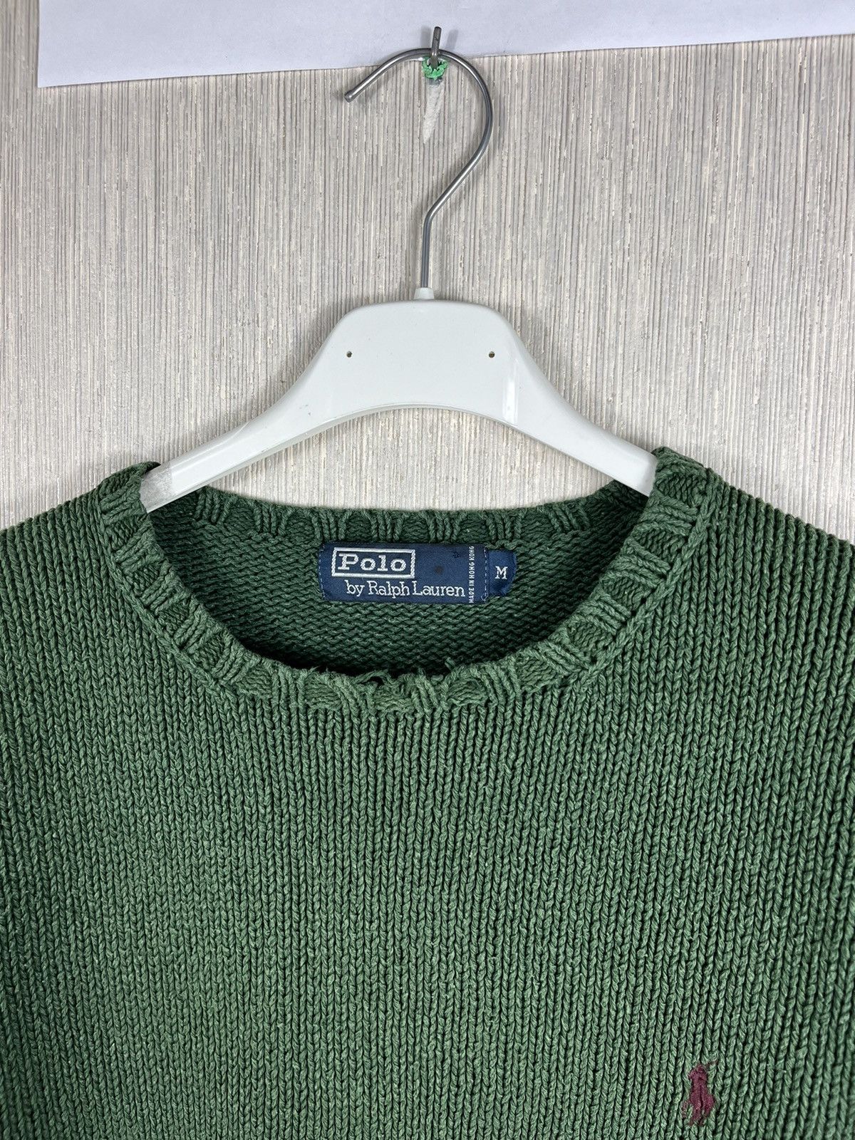 Polo Ralph Lauren × Vintage Vintage Polo by Ralph Lauren knit crewneck sweater forest Size US M / EU 48-50 / 2 - 10 Thumbnail