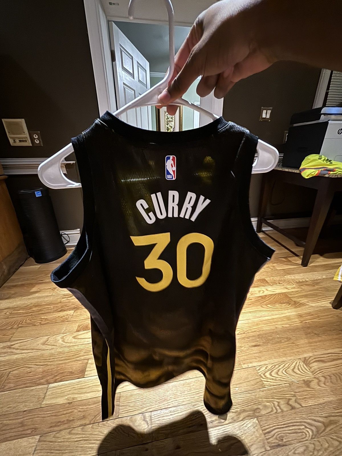 NBA Stephen Curry Golden State Warriors City Edition Jersey Size US XL / EU 56 / 4 - 1 Thumbnail
