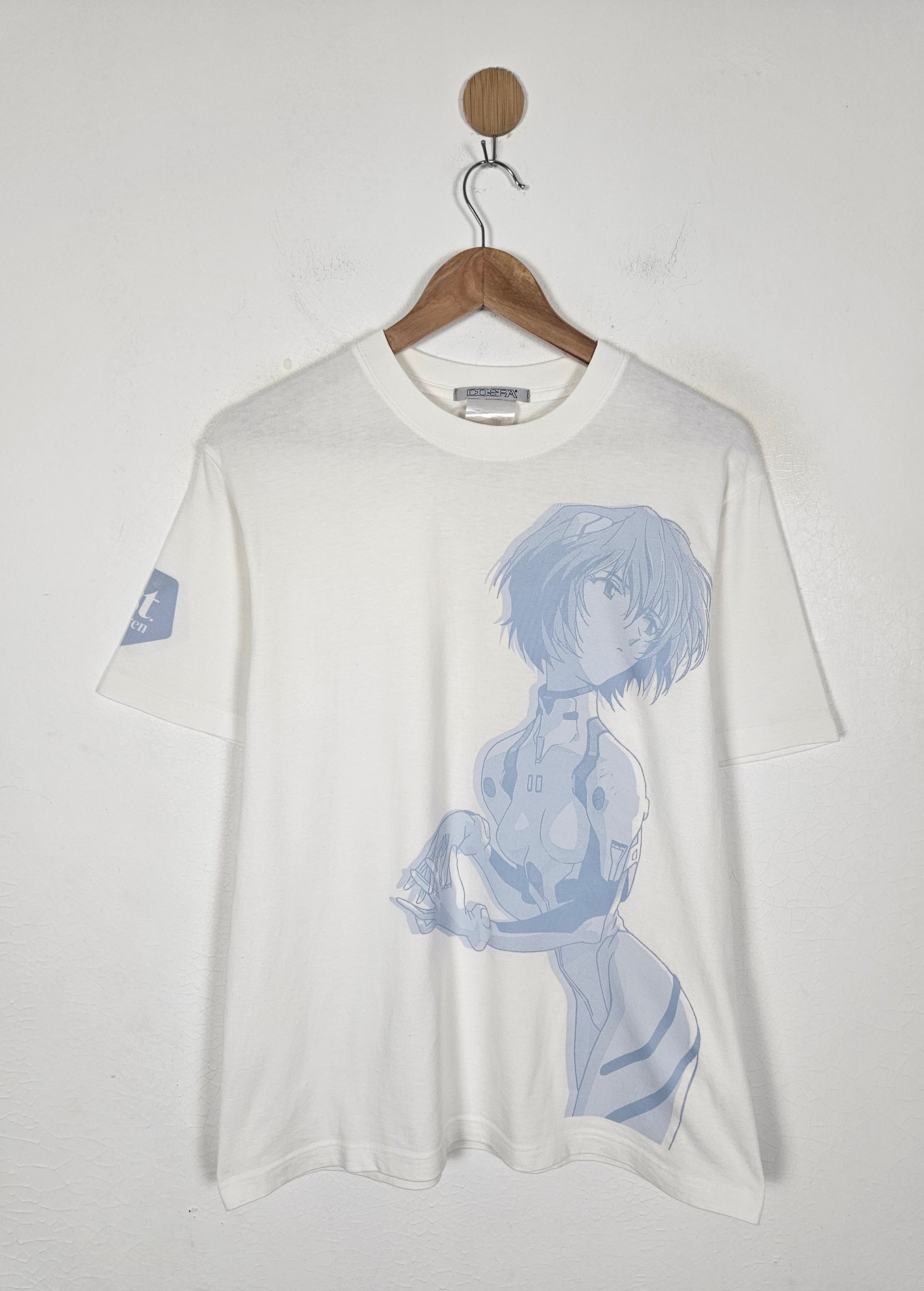 トップス VINTAGE COSPA EVANGELION - REI AYANAMI - Anime Vintage Rei Ayanami Neon Genesis Evangelion EVA cospa shirt