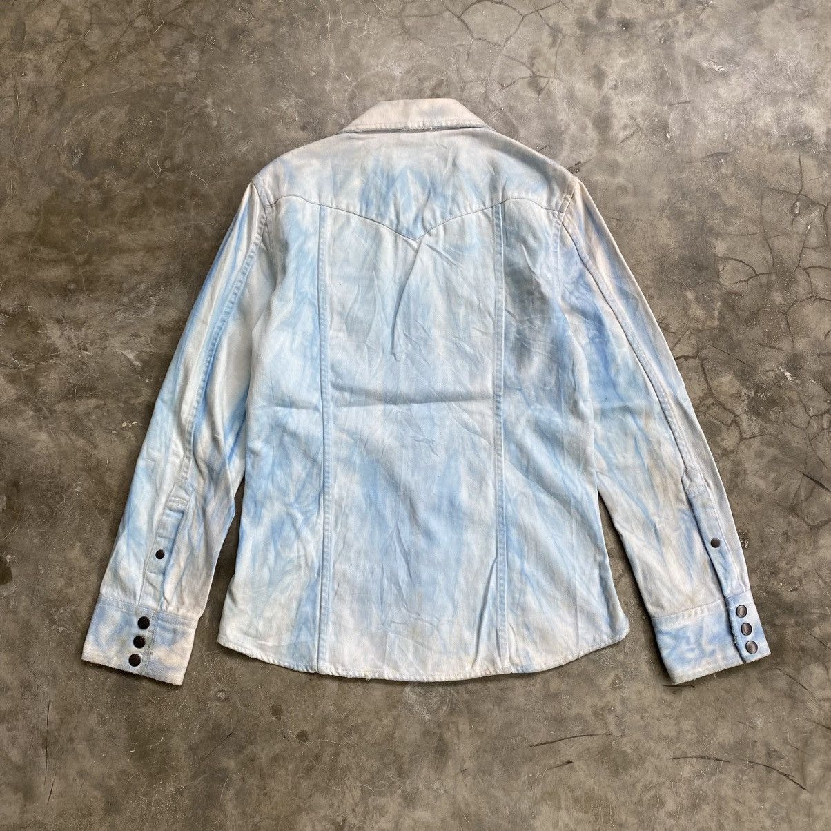 Tornado Mart 2000s Culture Custom Vkei Style Abstract Denim Jacket Size US M / EU 48-50 / 2 - 2 Thumbnail