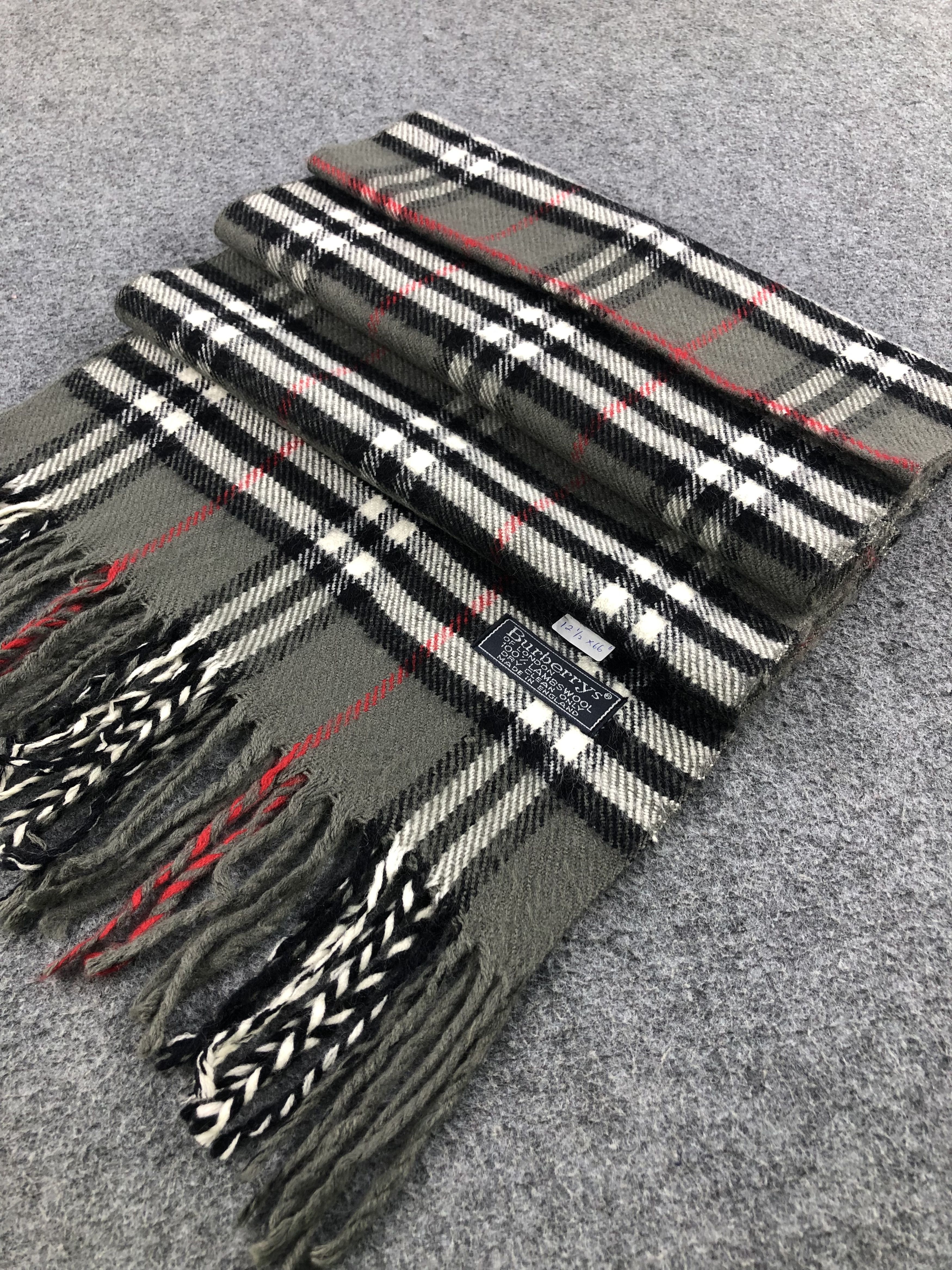Burberry Burberry Scarf / Muffler / Neckwear Lambswool Size ONE SIZE - 2 Thumbnail