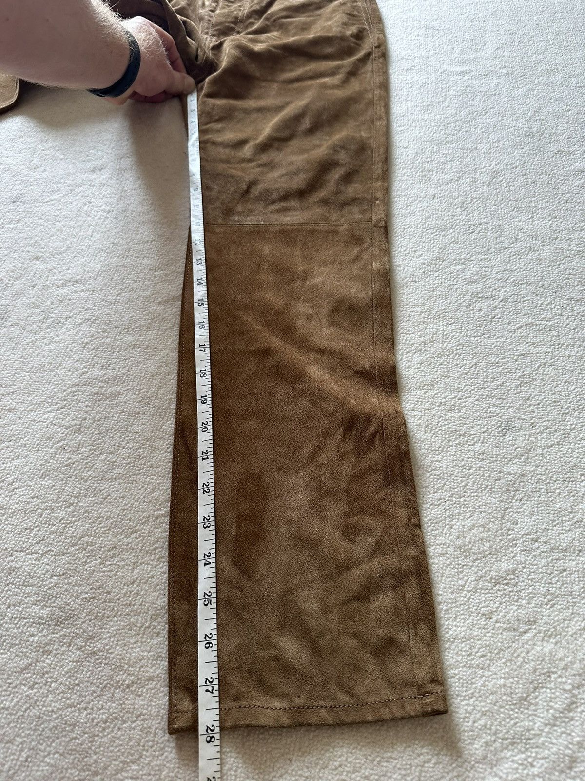 Saint Laurent Paris SS20 $3k+ 🤑 Saint Laurent suede leather pants trousers Size US 30 / EU 46 - 13 Thumbnail
