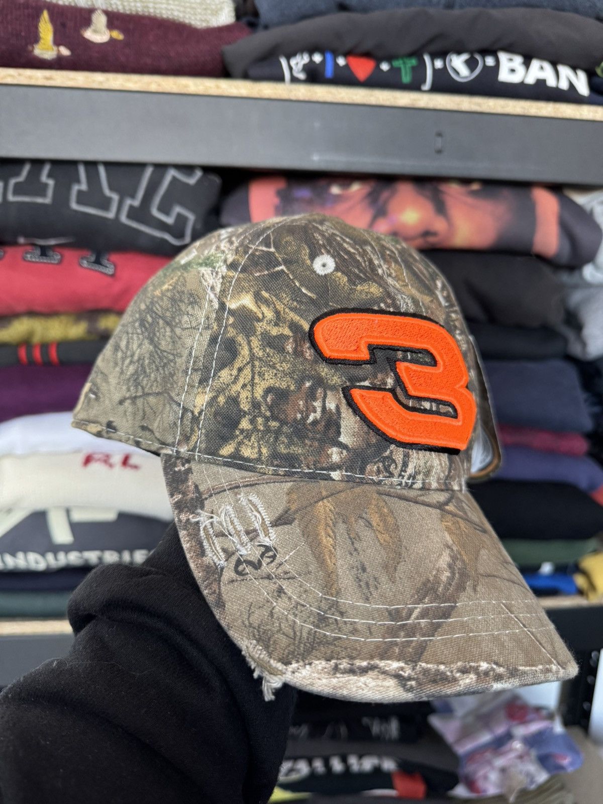 Vintage Camo 🌳Rare Real Tree blue cap hype racing hat Size ONE SIZE - 1 Thumbnail