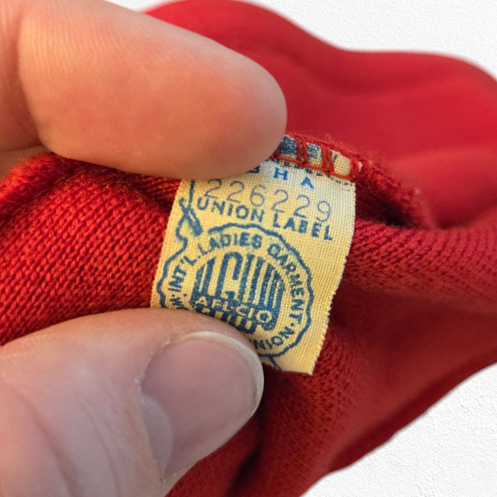 Vintage 50s Vintage Red Double Breasted Blazer Skirt Wool Set Size 2 Size XS / US 0-2 / IT 36-38 - 18 Thumbnail