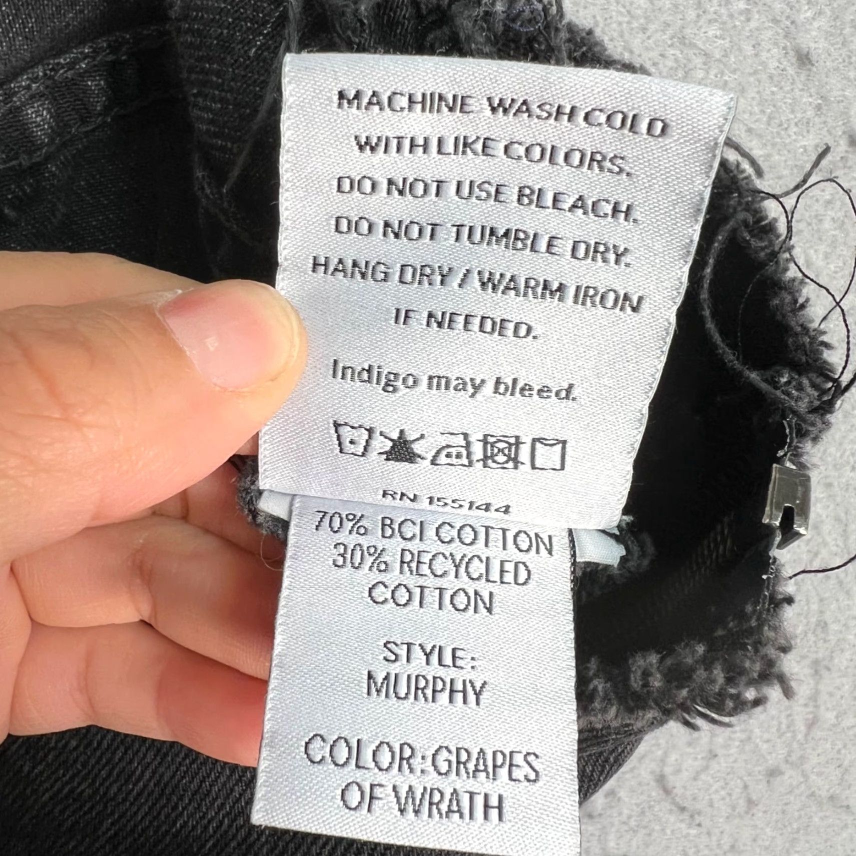 Boyish Boyish Black Denim Mini Skirt W/ Frayed Hem & Dual Front Zippers - 28 Adult Womens Shorts Skirt Casual Vintage Not Applicable? Size 28" / US 6 / IT 42 - 5 Thumbnail